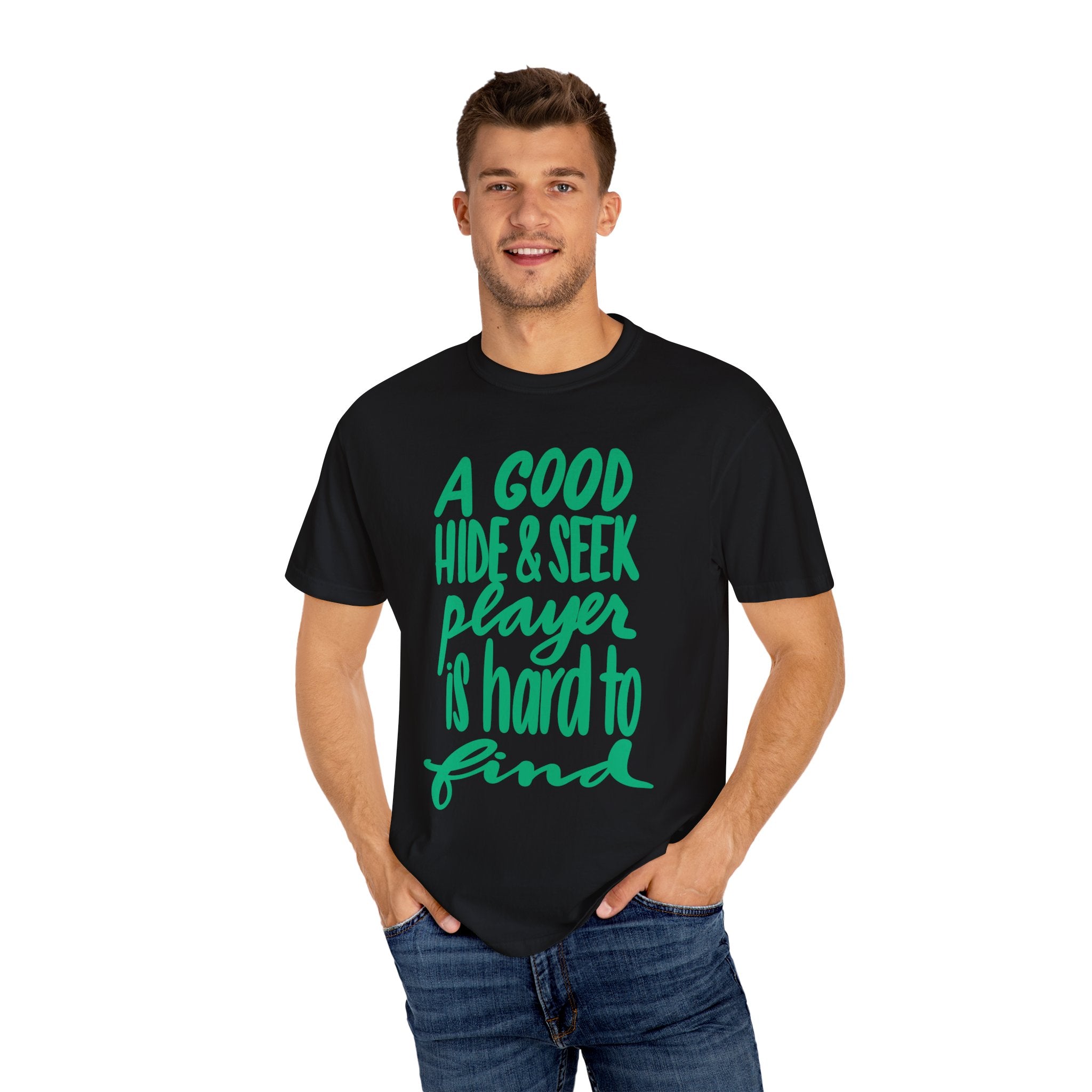 Funny Hide & Seek Player T-Shirt - Unisex Garment-Dyed Tee