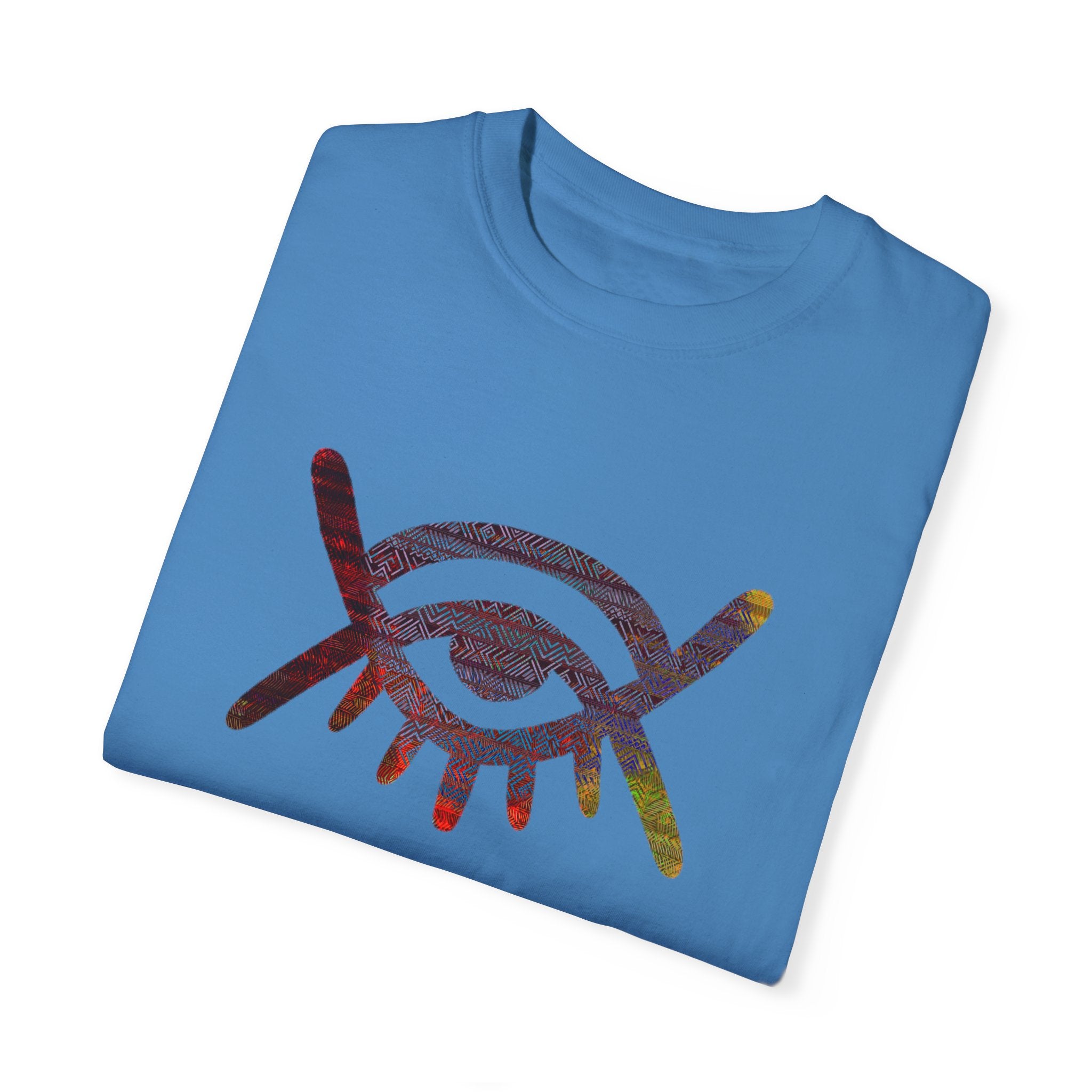 ALL-SEEING EYE ADINKRA Unisex Garment-Dyed T-shirt