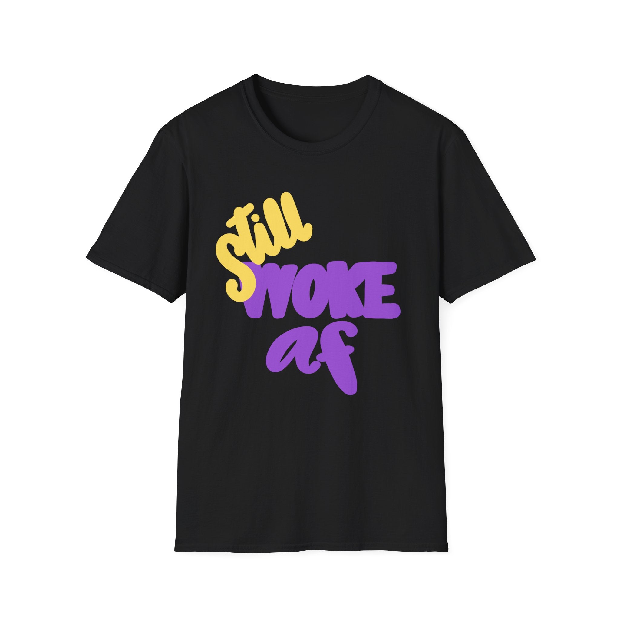 Still Woke AF Unisex Softstyle T-Shirt | Trendy Streetwear for Casual Vibes