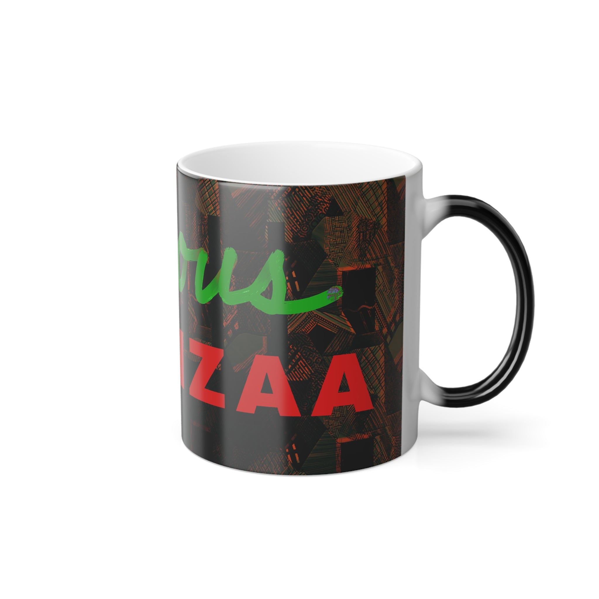 Color Morphing Mug -JOYOUS KWANZAA- Magic Mug 11oz