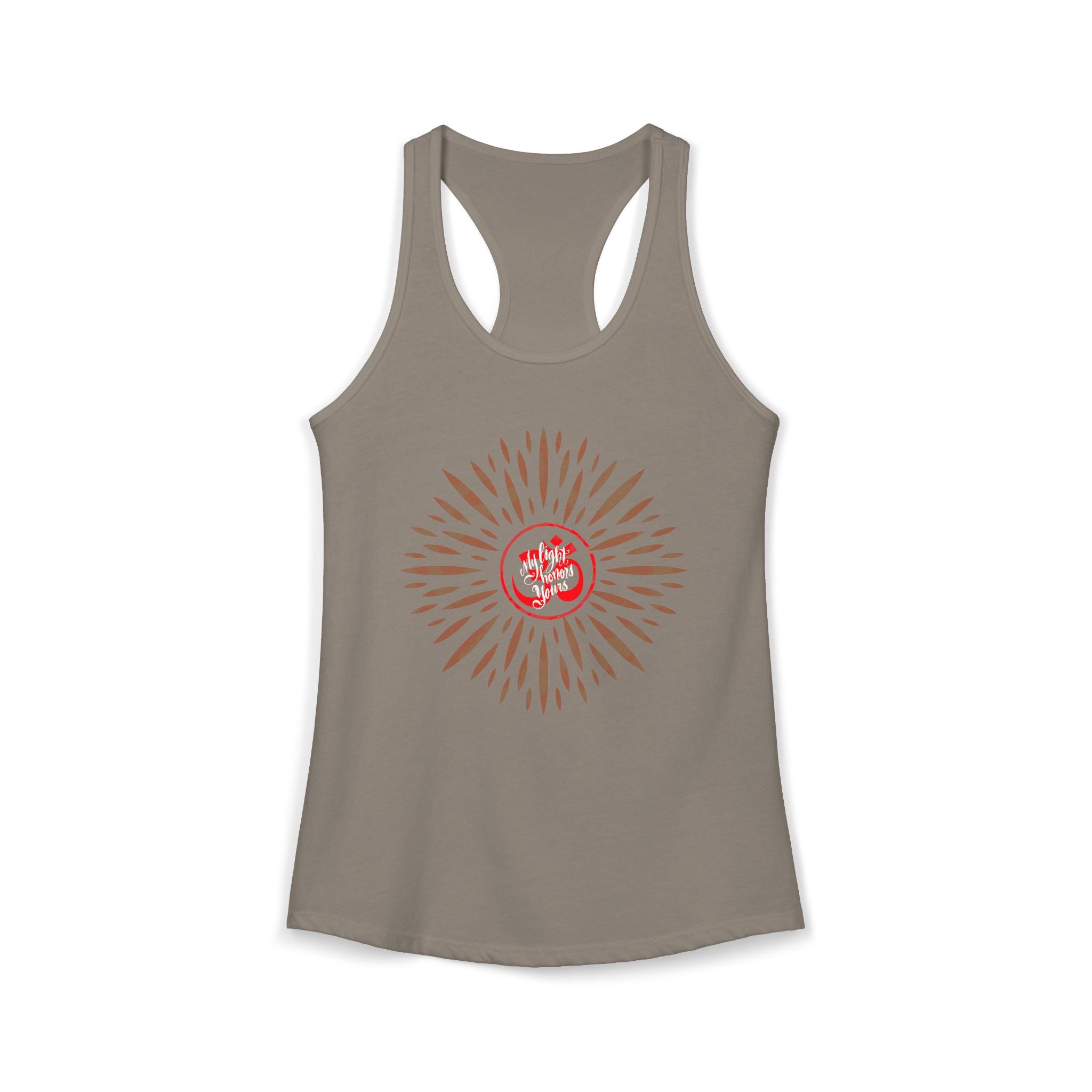 My Light Honors Yours Women's Ideal Racerback Tank