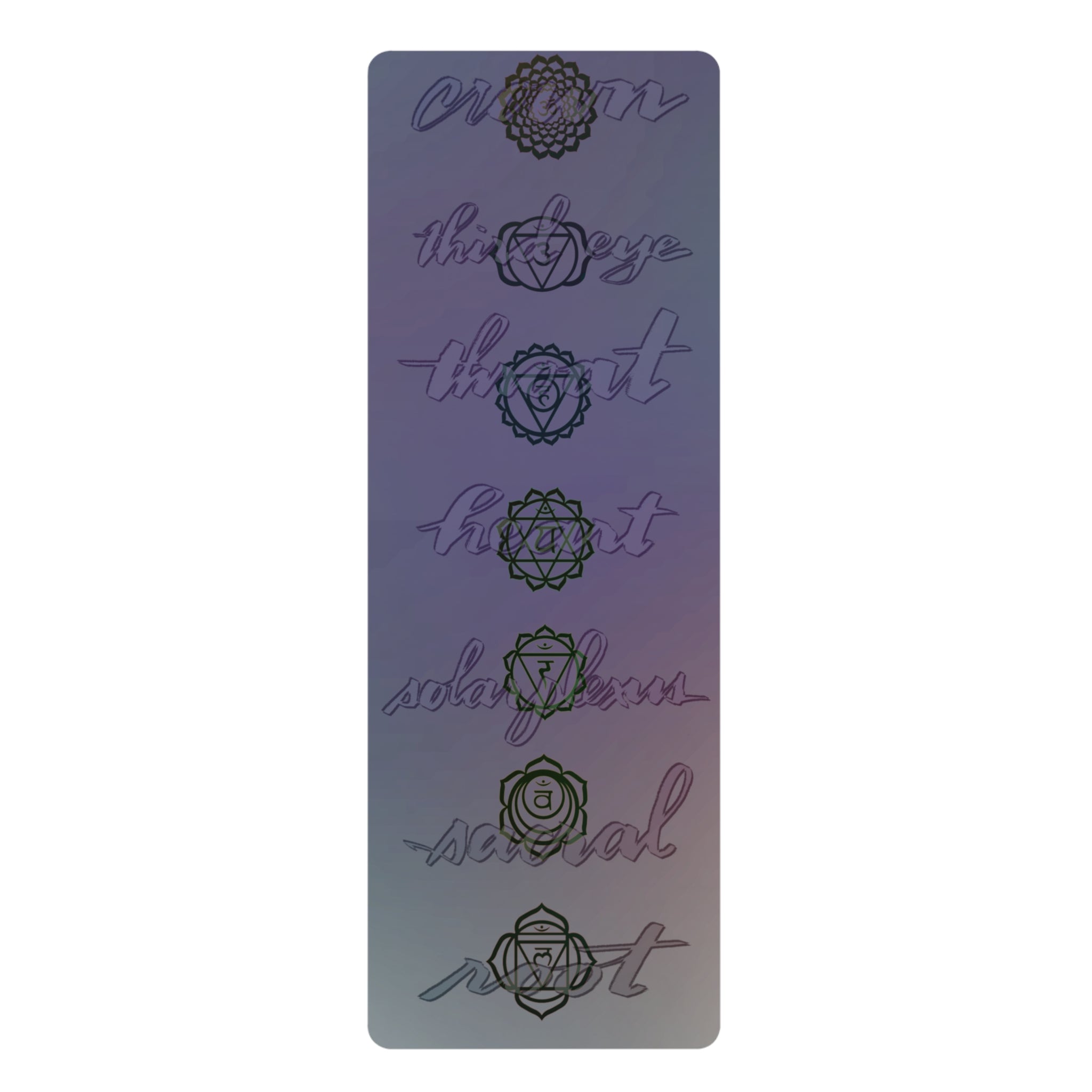 CHAKRAS Rubber Yoga Mat