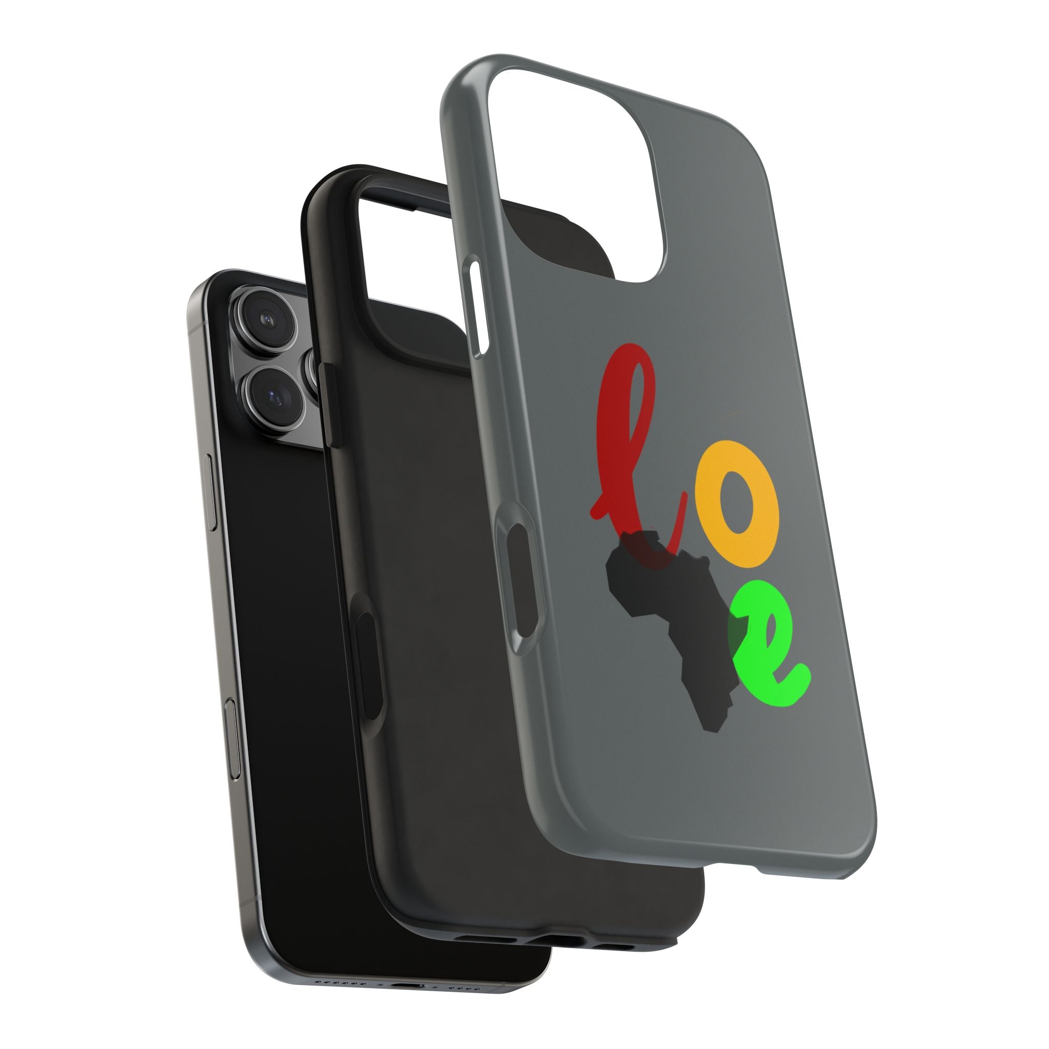 Colorful Love Africa Phone Case - Durable Tough Protection