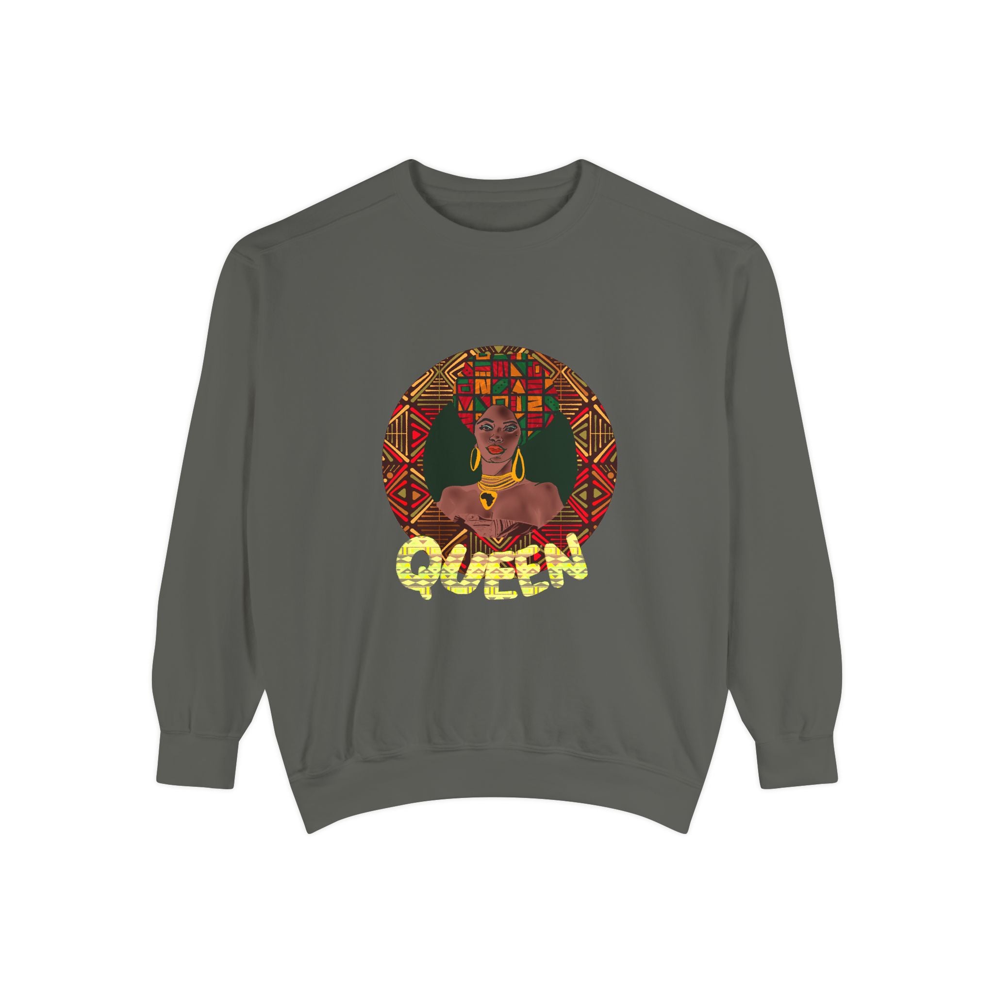 QUEEN Unisex Garment-Dyed Sweatshirt