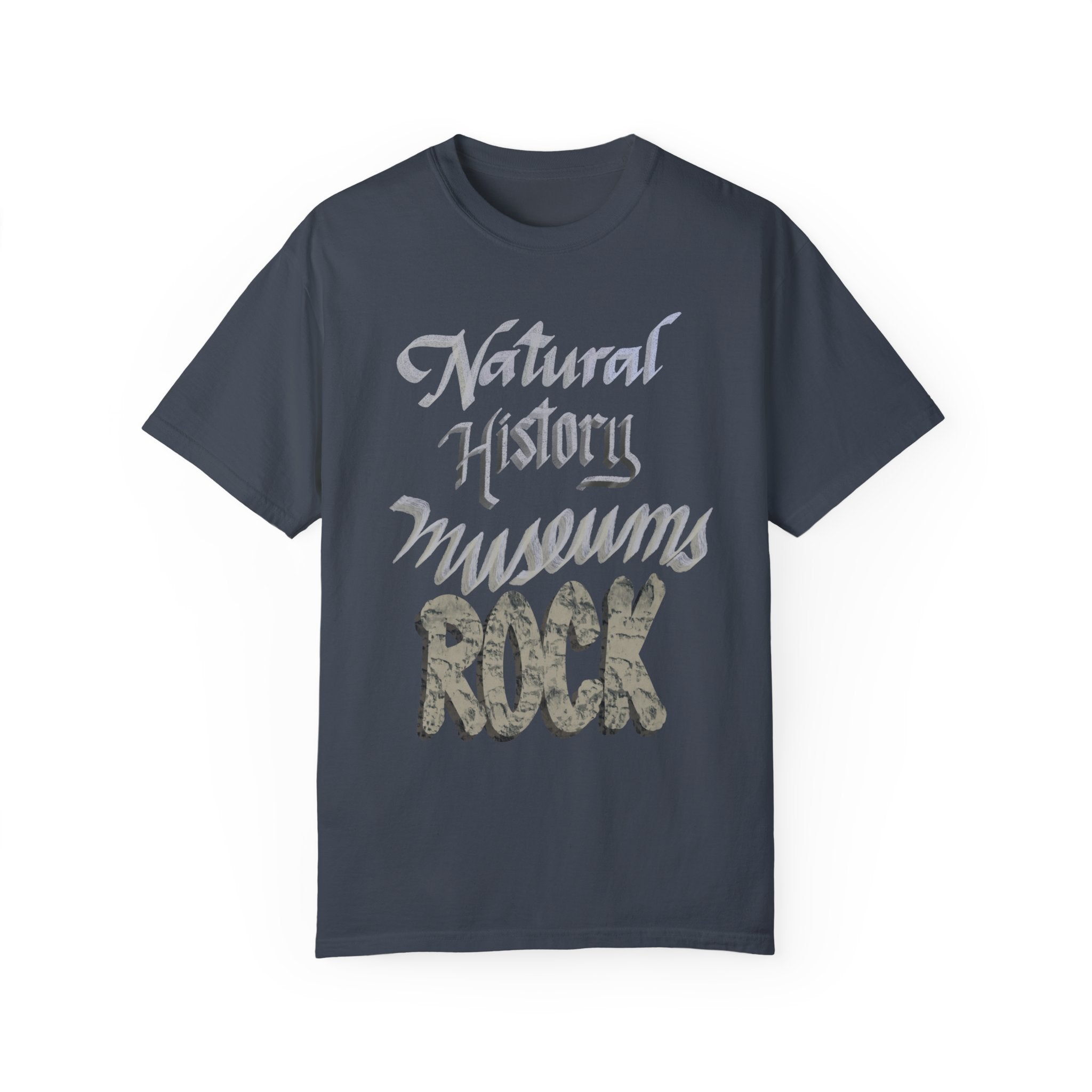 NATURAL HISTORY MUSEUMS ROCK Unisex Garment-Dyed T-shirt