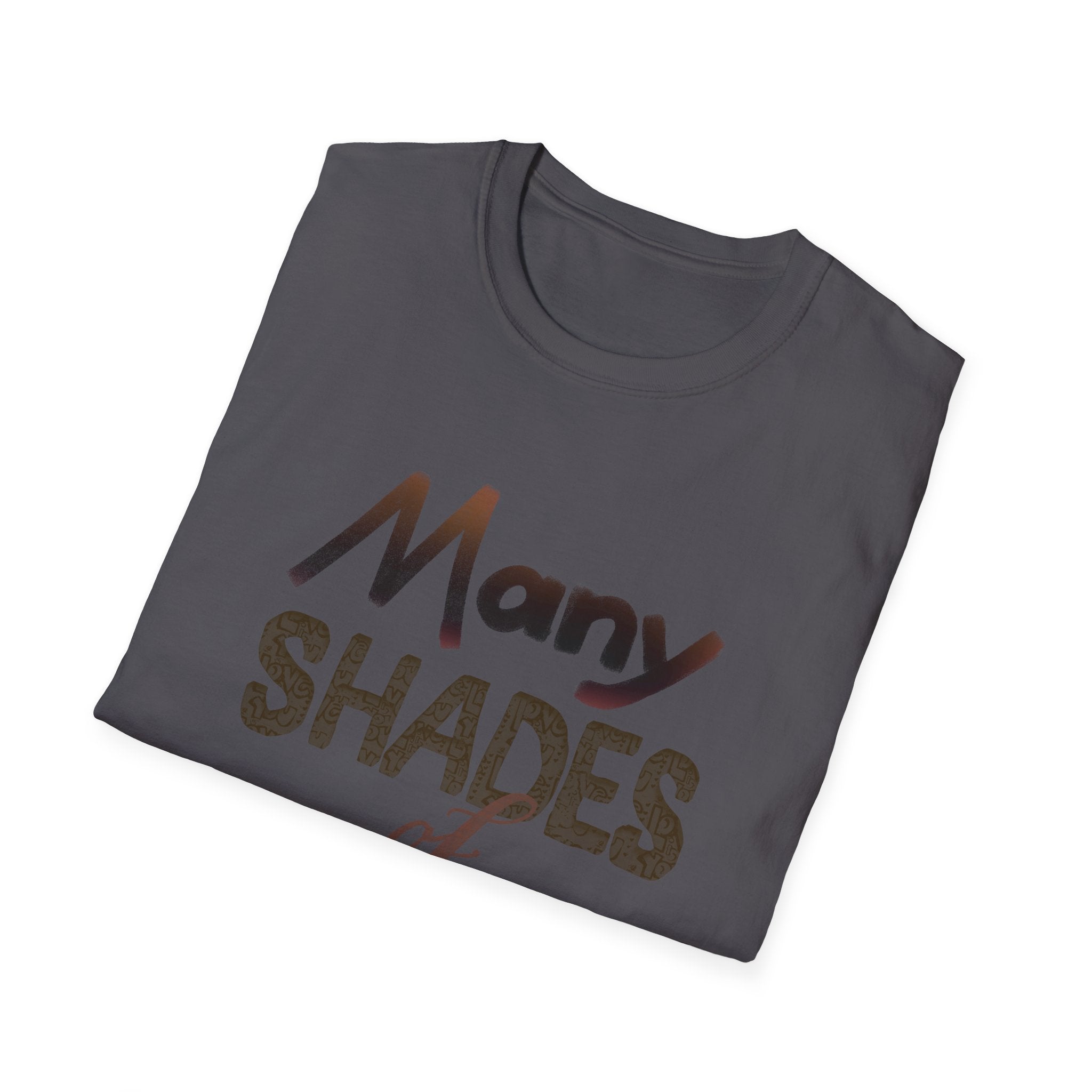 MANY SHADES OF BLACK Unisex Softstyle T-Shirt