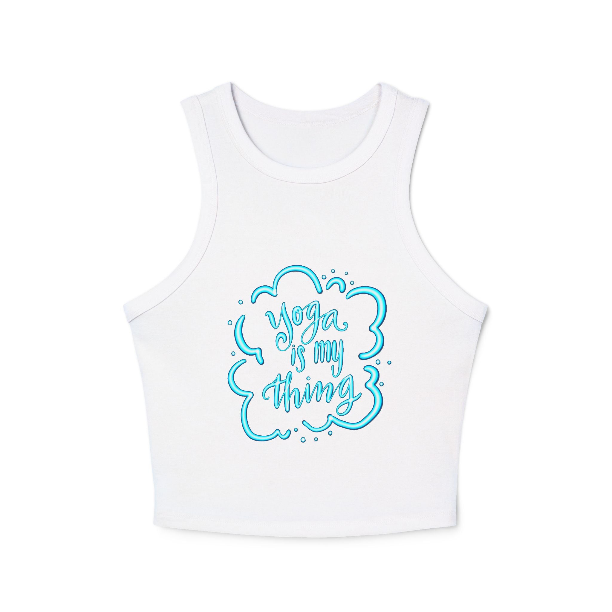 Yoga Is My Thing Crop Tank Top for Women