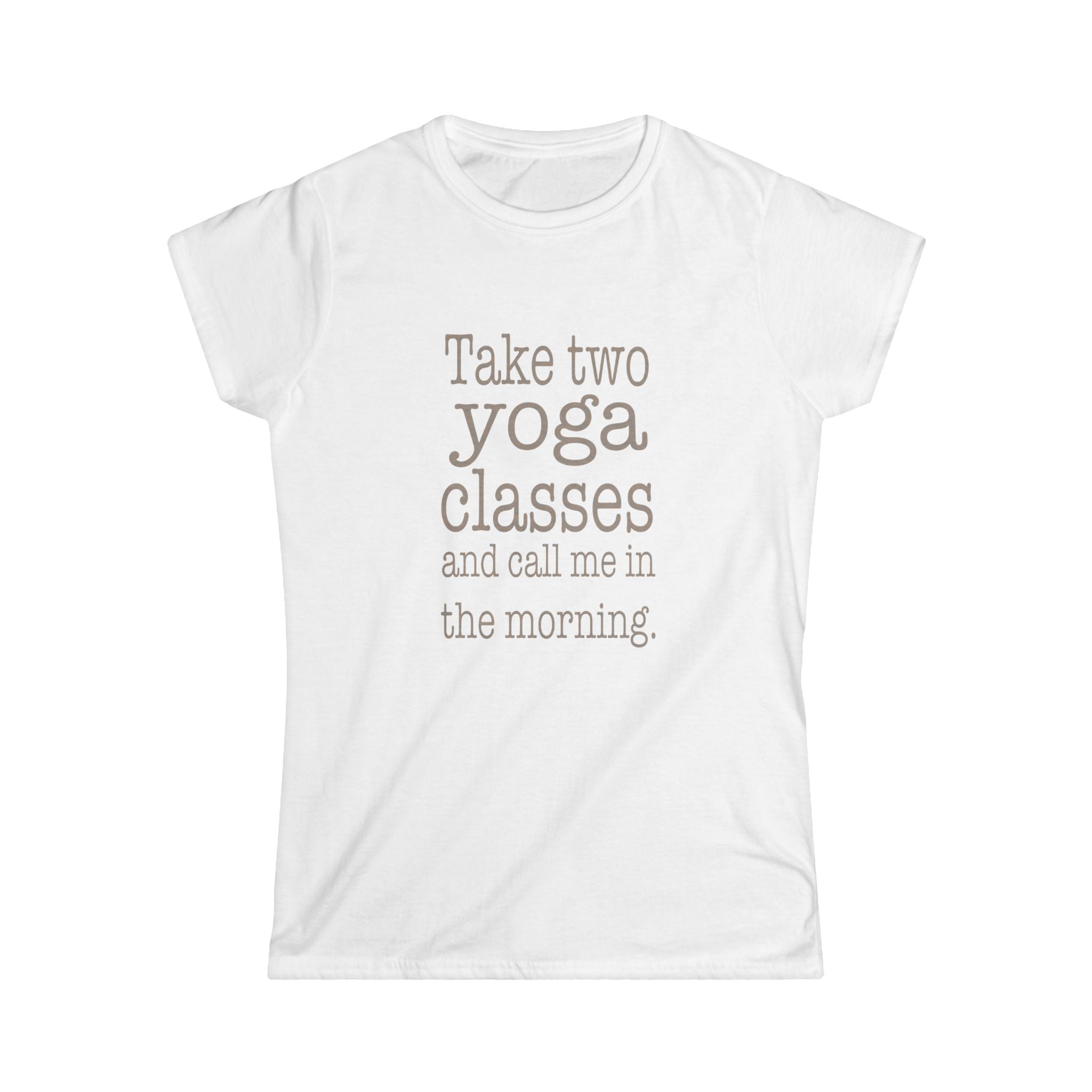 Yoga Class Inspiration Tee, Motivational T-Shirt, Wellness Gift, Women's Activewear, Mindfulness Apparel, Workout Motivation
