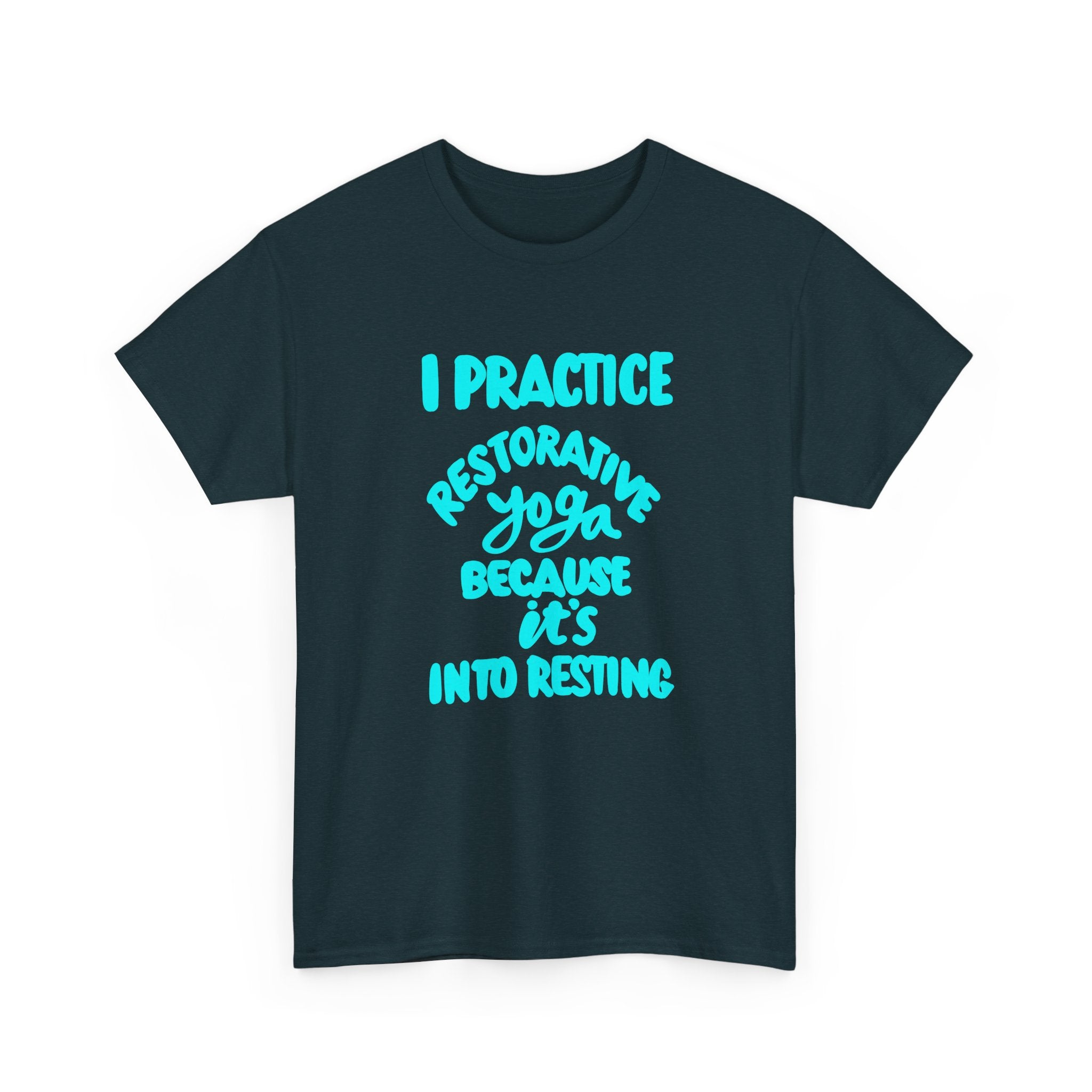 Restorative Yoga Unisex Heavy Cotton Tee -Punny