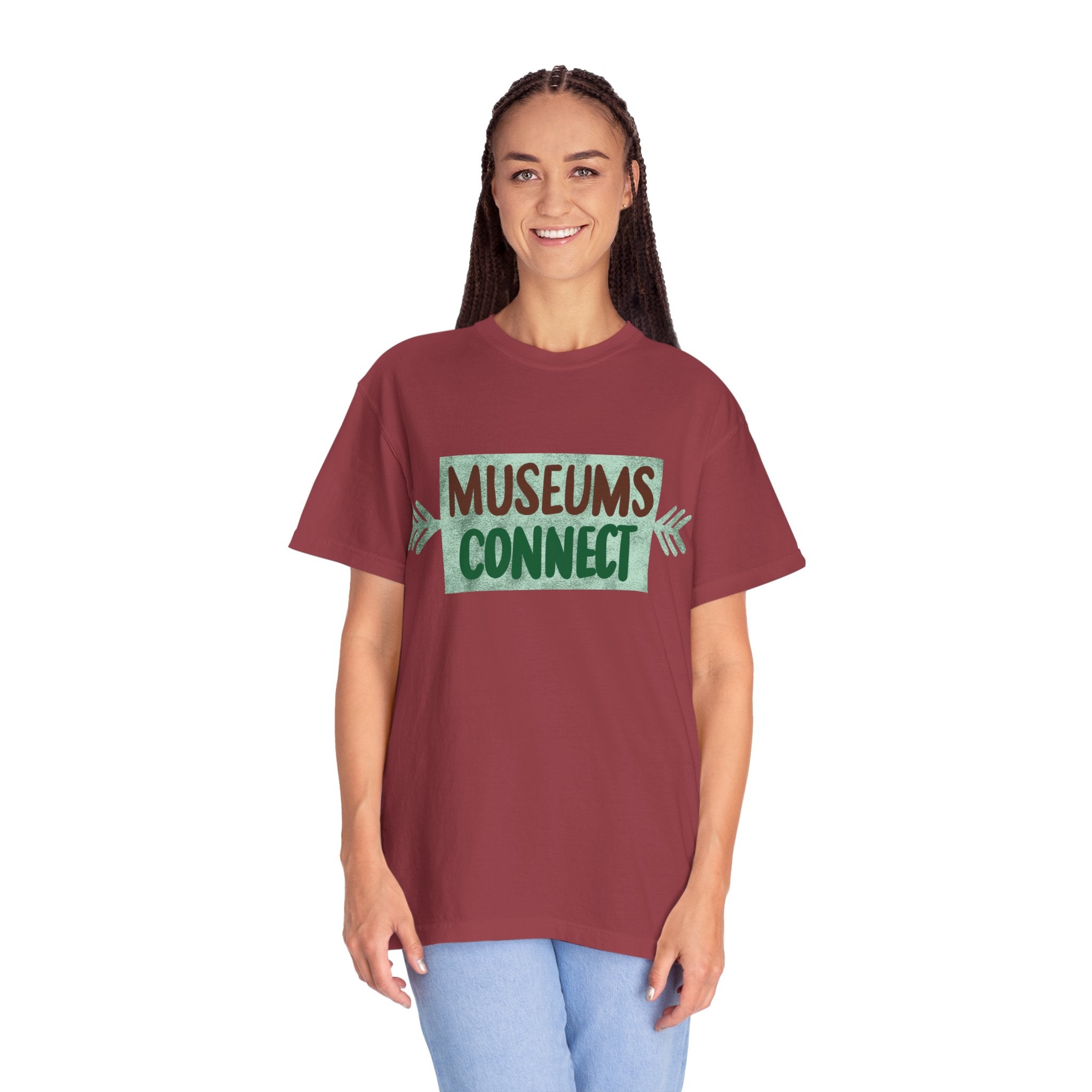 MUSEUMS CONNECT Unisex Garment-Dyed T-shirt