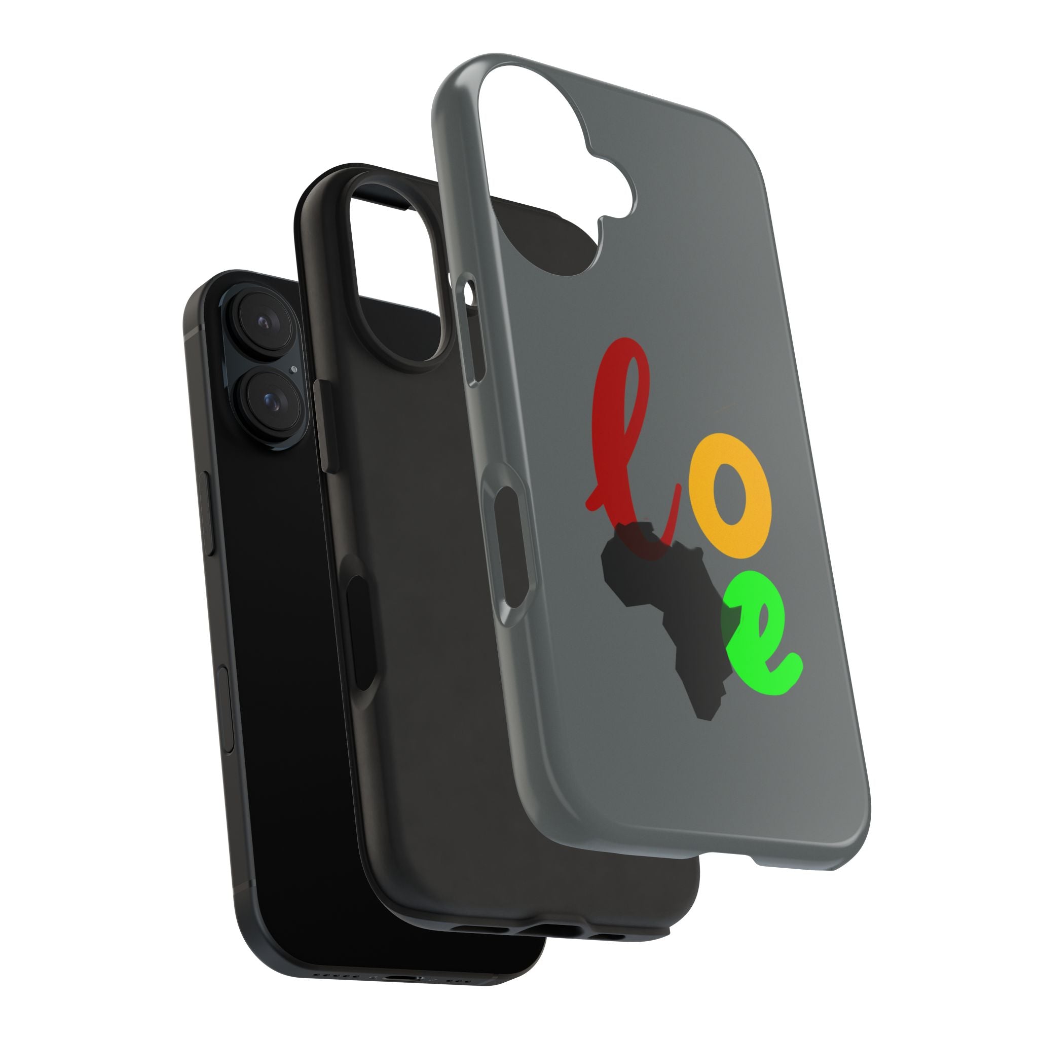 Colorful Love Africa Phone Case - Durable Tough Protection