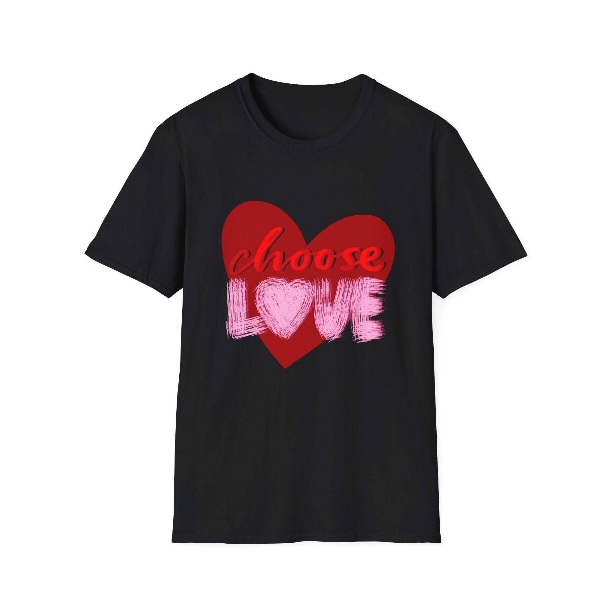 Choose Love Unisex Softstyle T-Shirt - Perfect for Valentine's Day & Everyday Wear