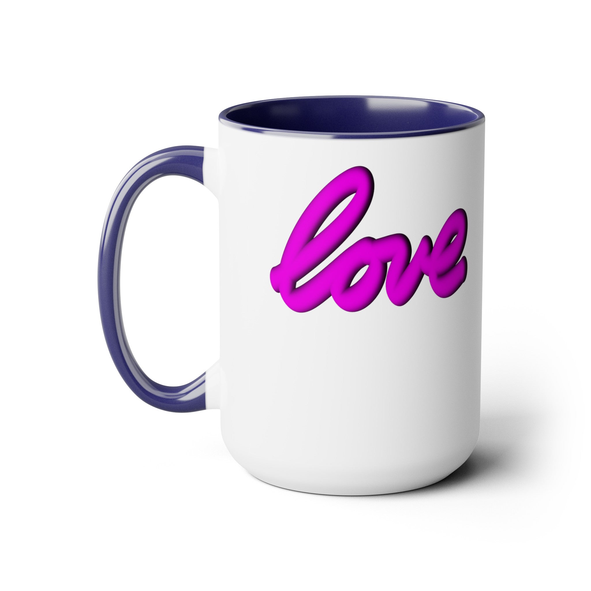 Two-Tone Coffee Mugs, 15oz