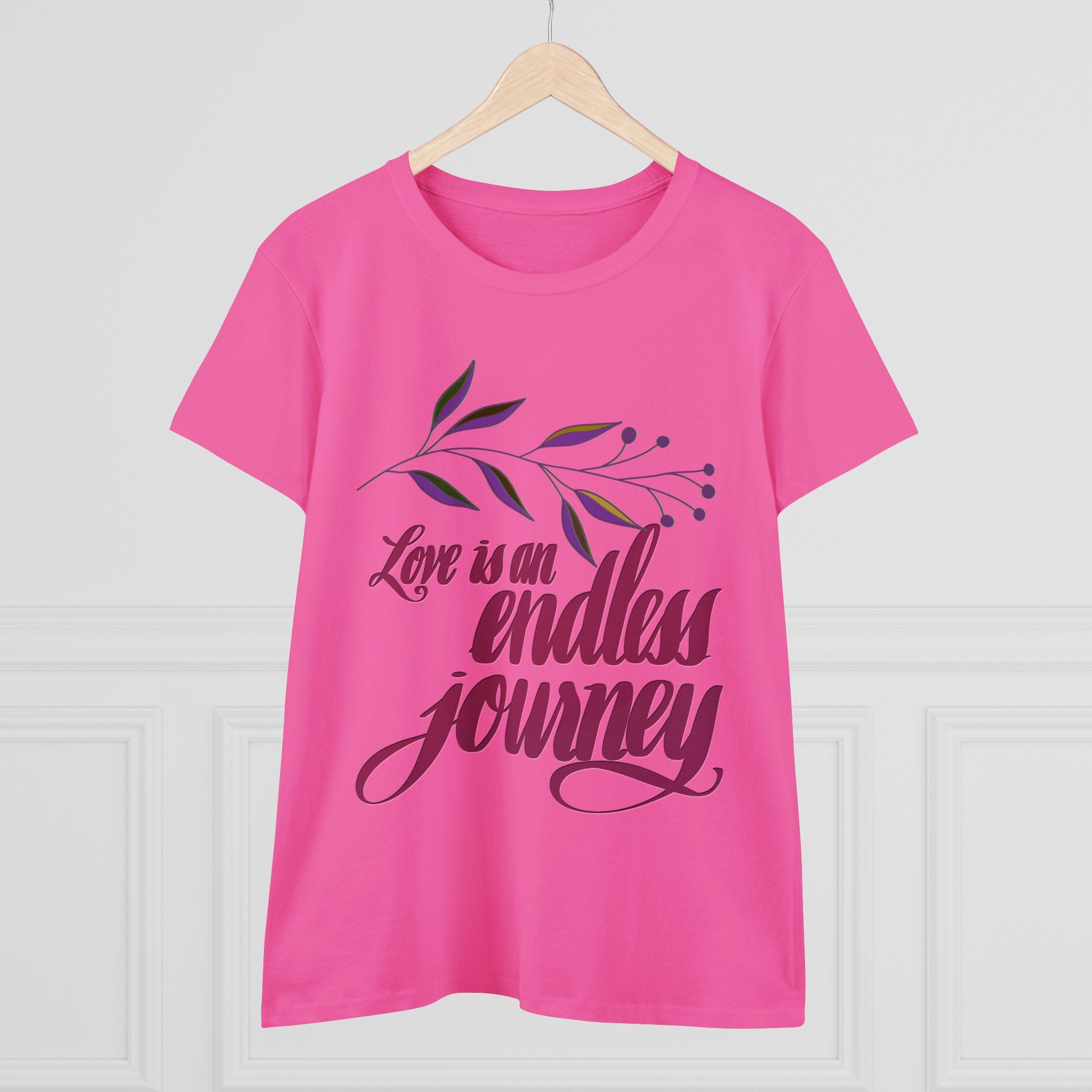 LOVE IS AN ENDLESS JOURNEY QUOTABLE SHAKESPEARE Cotton Tee