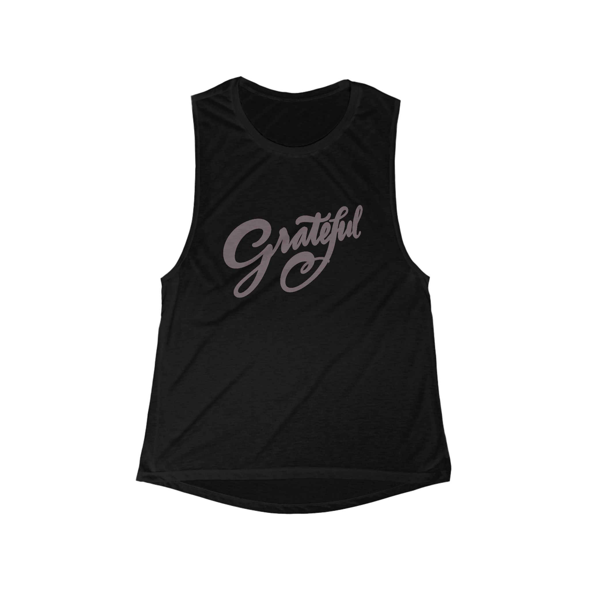 GRATEFUL Women's Flowy Scoop Muscle Tank