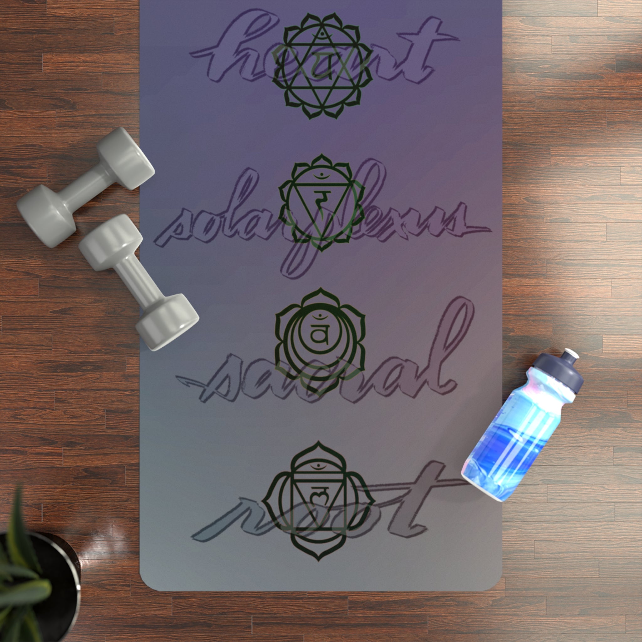 CHAKRAS Rubber Yoga Mat