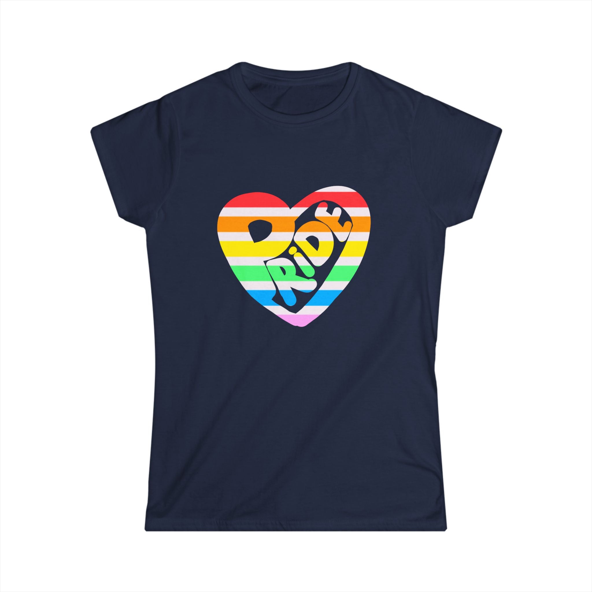 Women's Tee Pride Heart Hand-Drawn Design