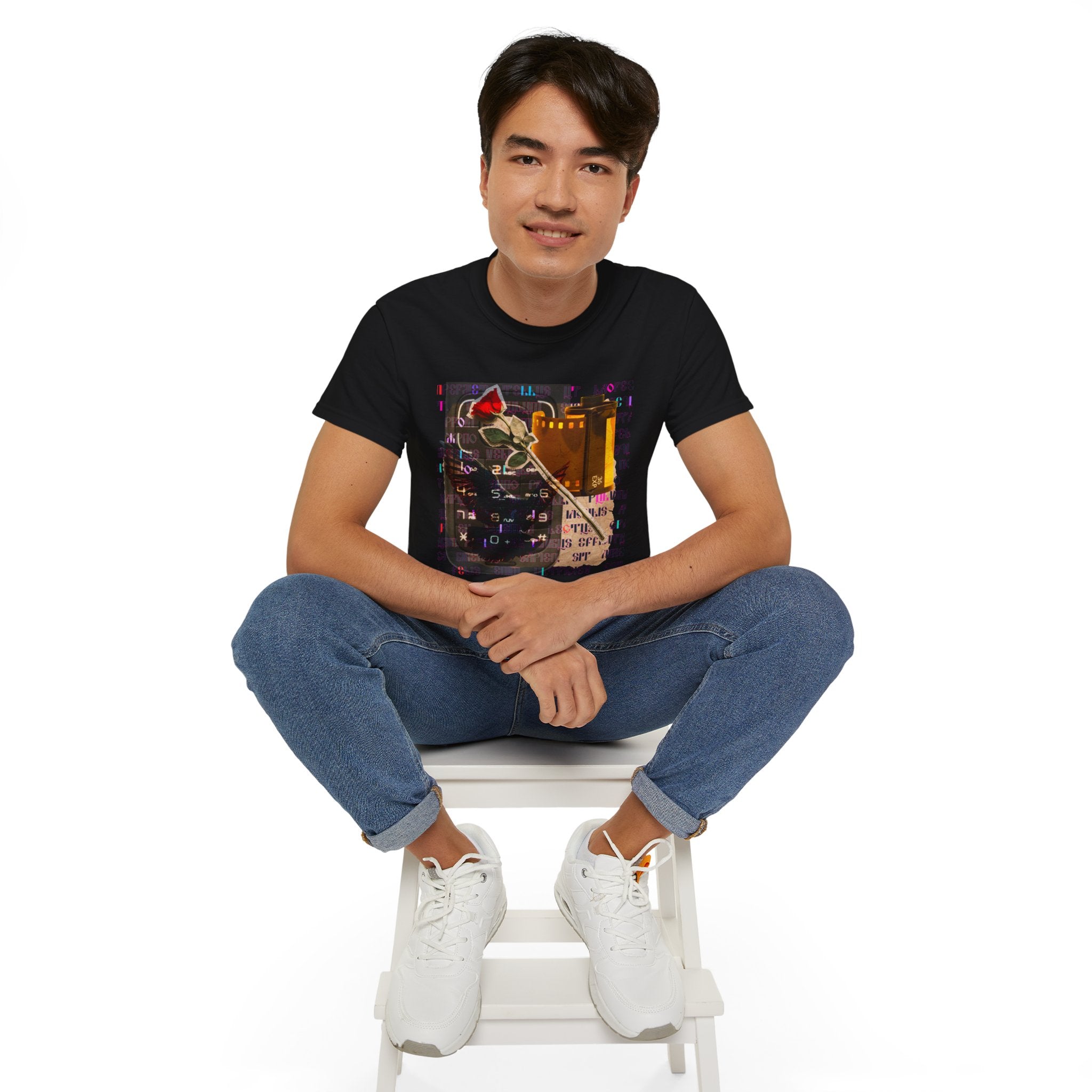 Artistic Graphic Tee, Casual Unisex Tee, Trendy Cotton T-Shirt, Unique Printed Shirt, Gift for Art Lovers, Vintage Aesthetic Fashion
