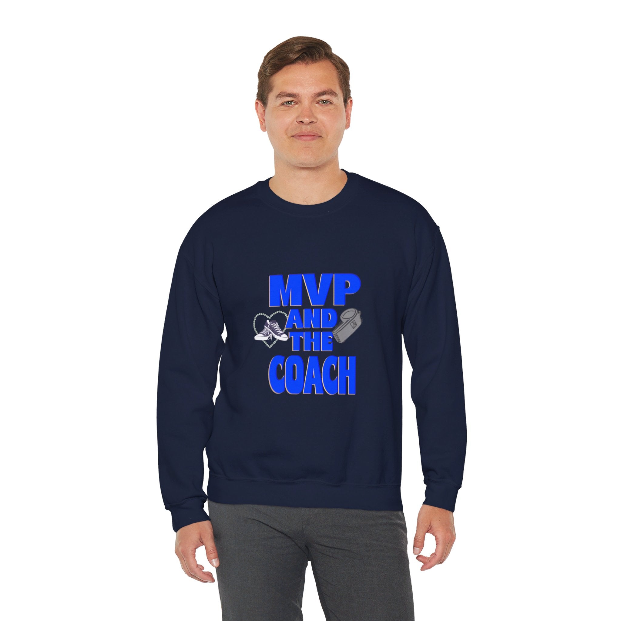 MVP AND THE COACH Unisex Heavy Blend™ Crewneck Sweatshirt