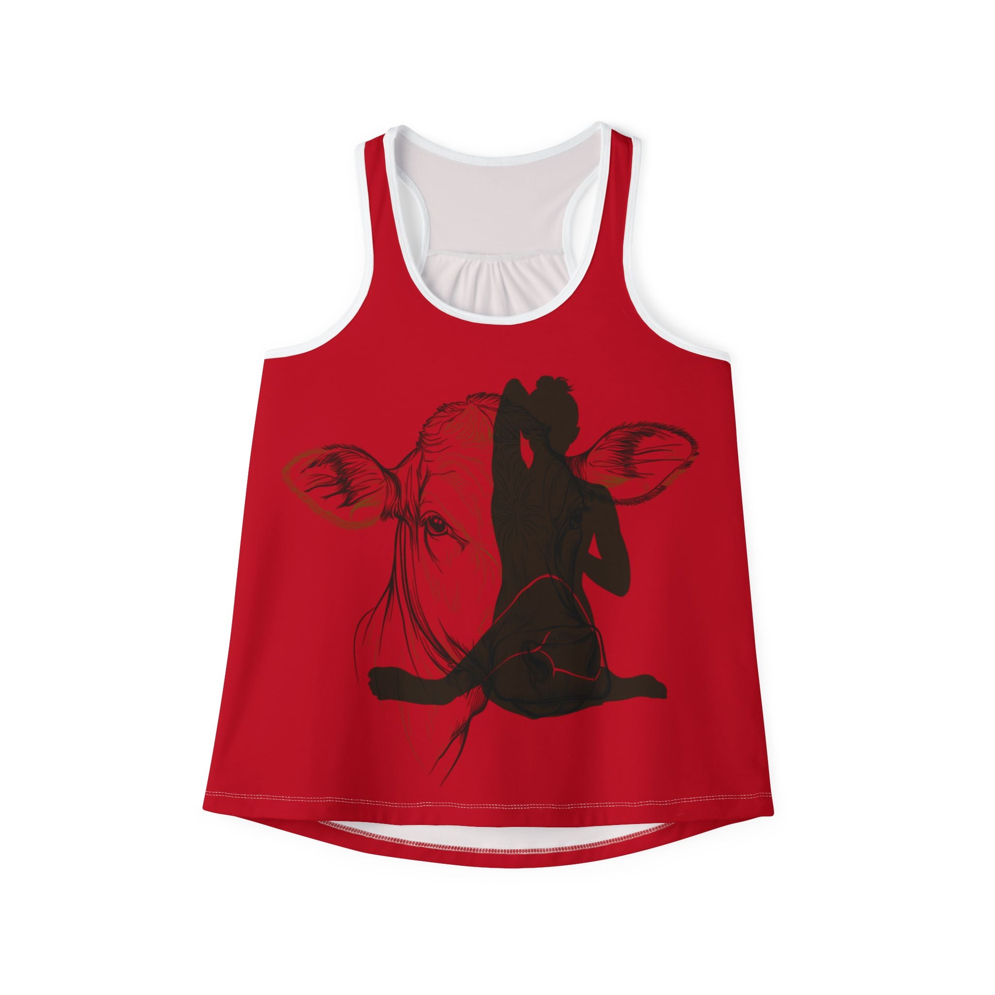 Cow Face Pose Yoga Tank Top