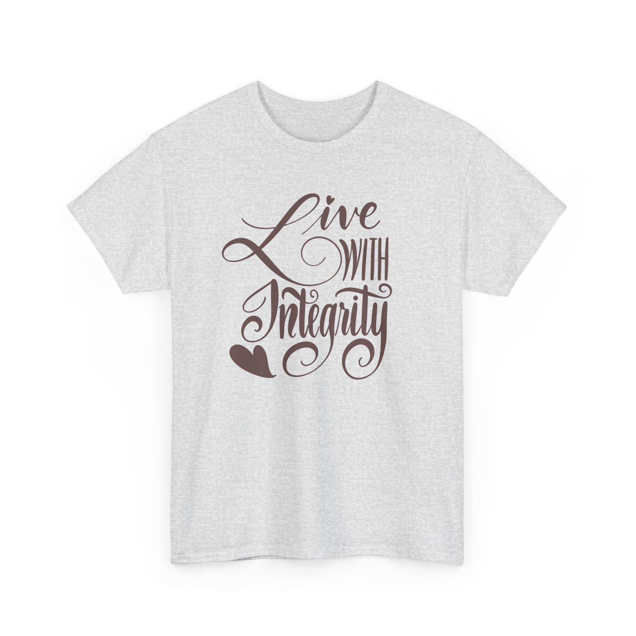 LIVE WITH INTEGRITY Unisex Heavy Cotton Tee