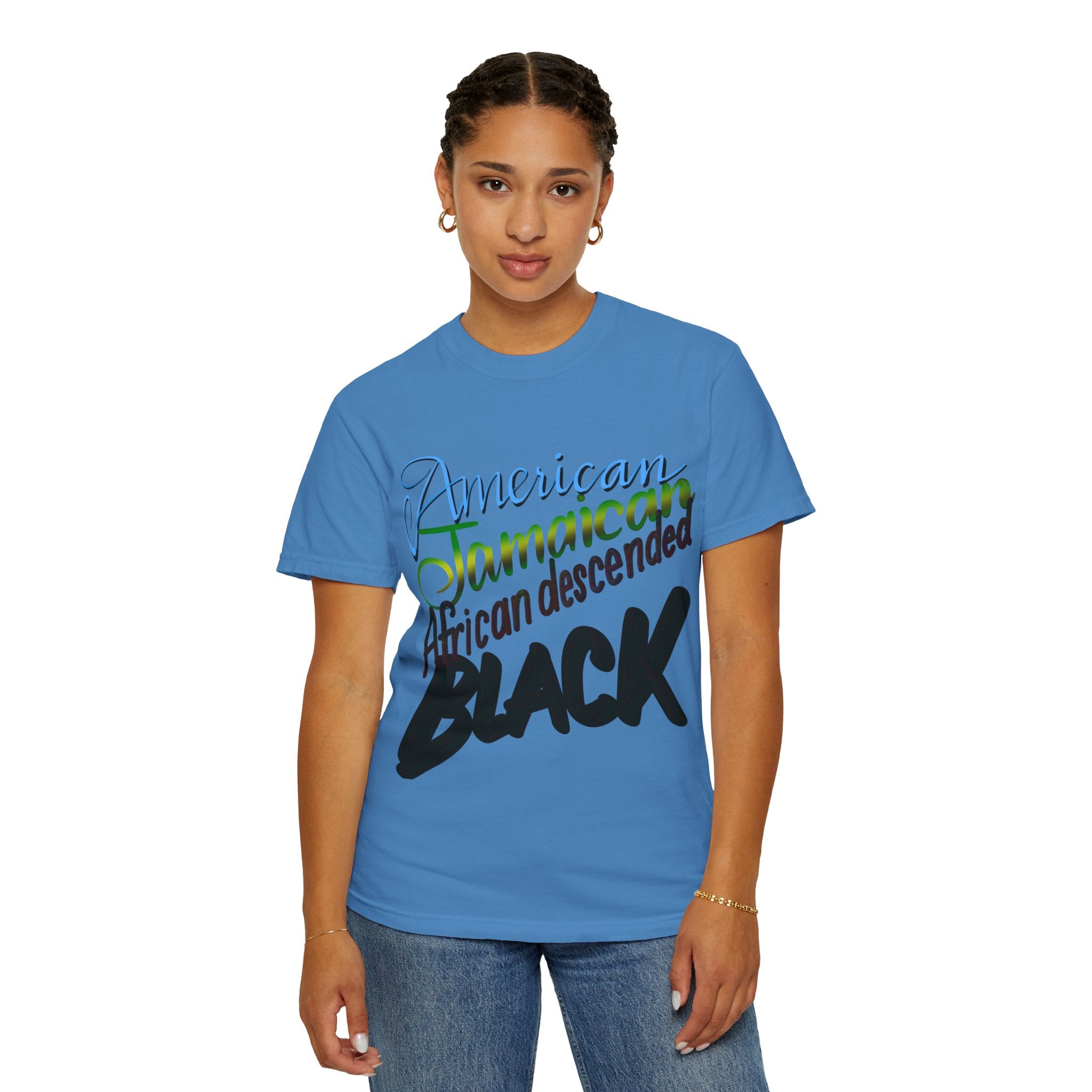 AMERICAN/JAMAICAN etc Unisex Garment-Dyed T-shirt