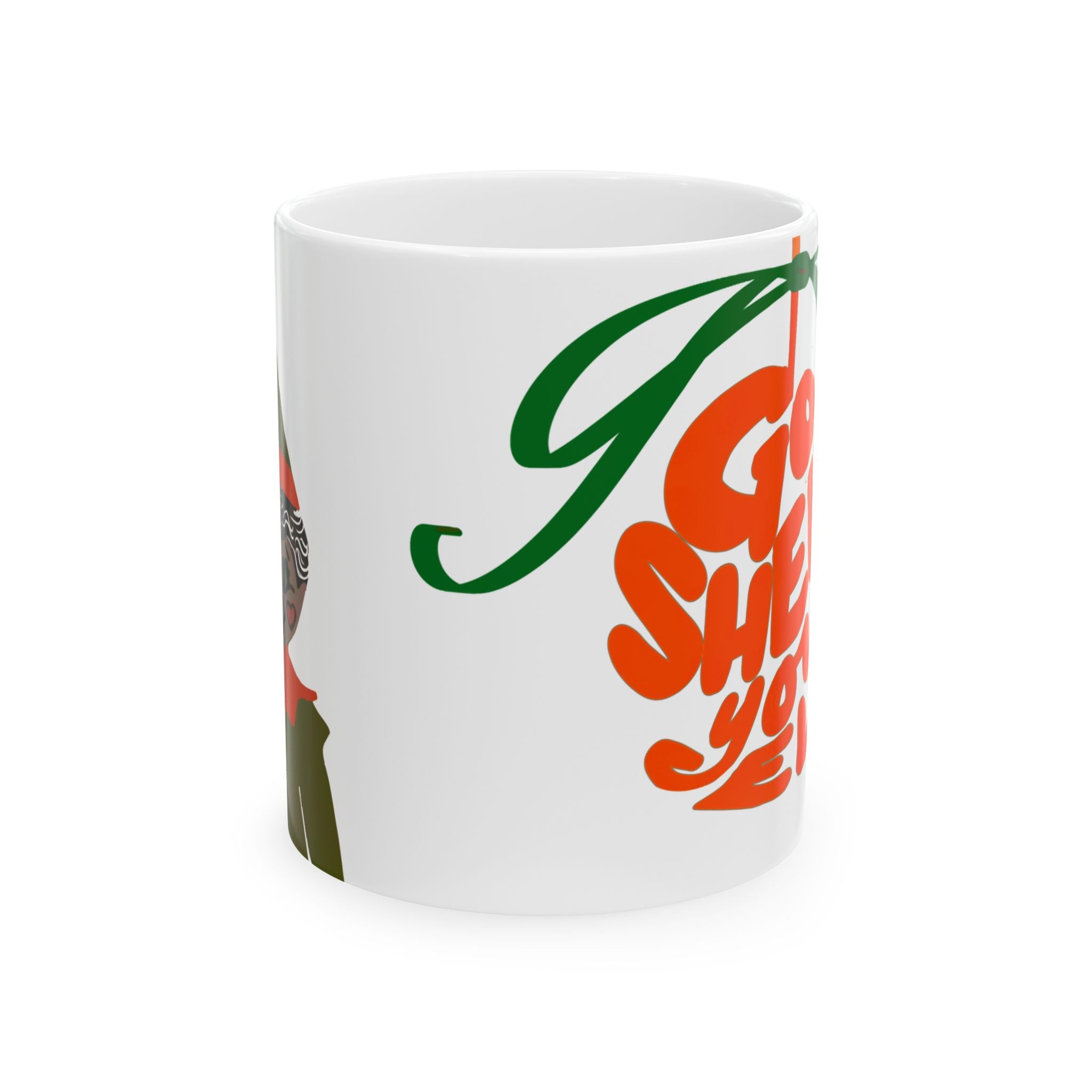 GO SHELF YOUR ELF Ceramic Mug, (11oz,)