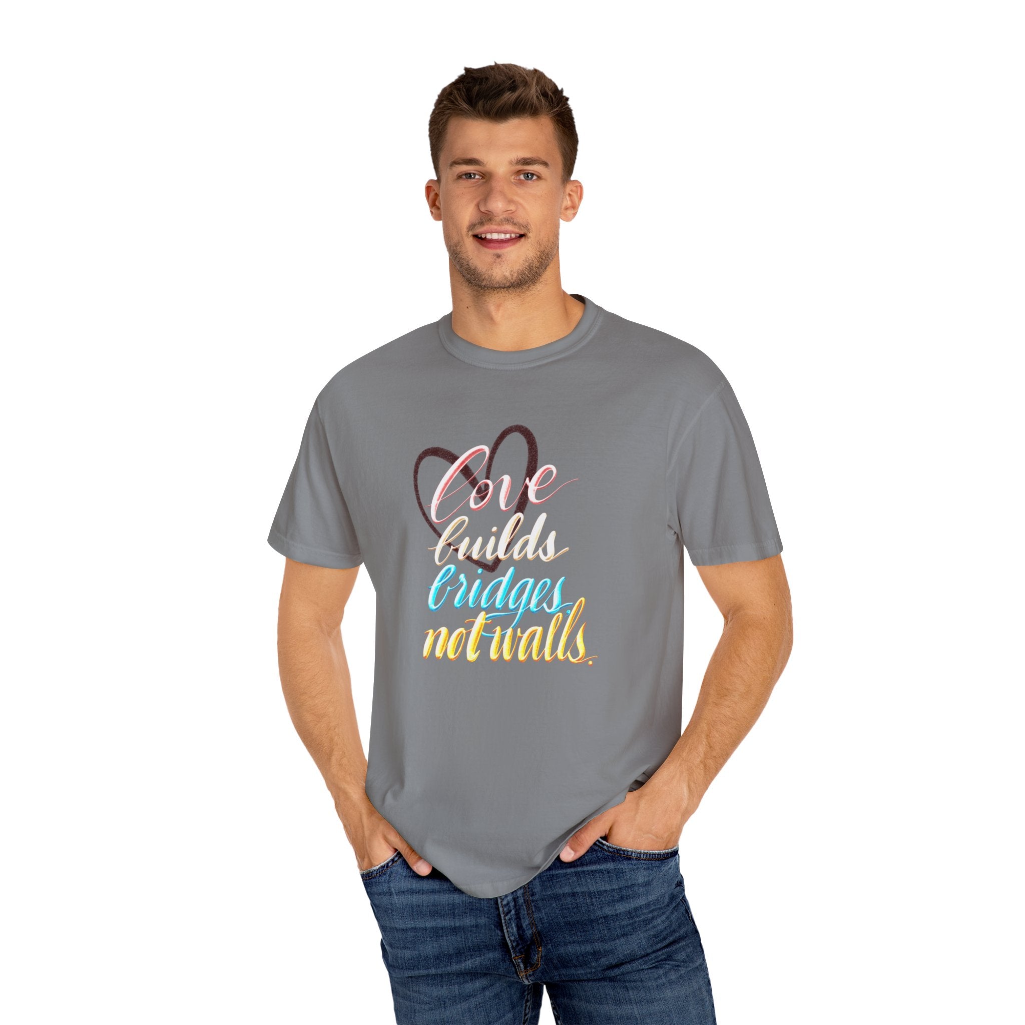 LOVE BUILDS BRIDGES T-shirt