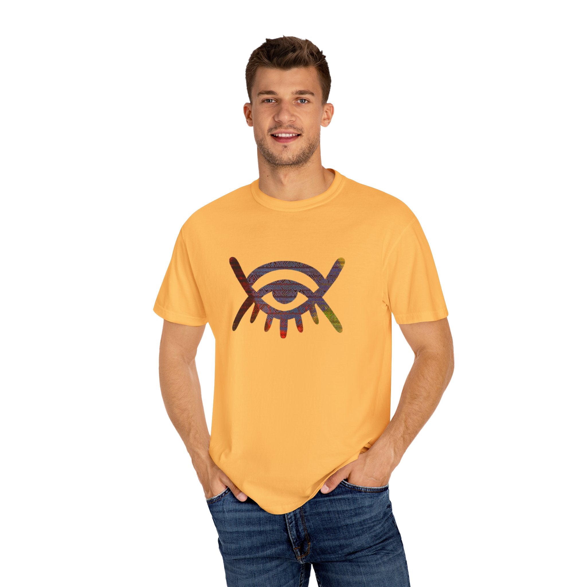 ALL-SEEING EYE ADINKRA Unisex Garment-Dyed T-shirt