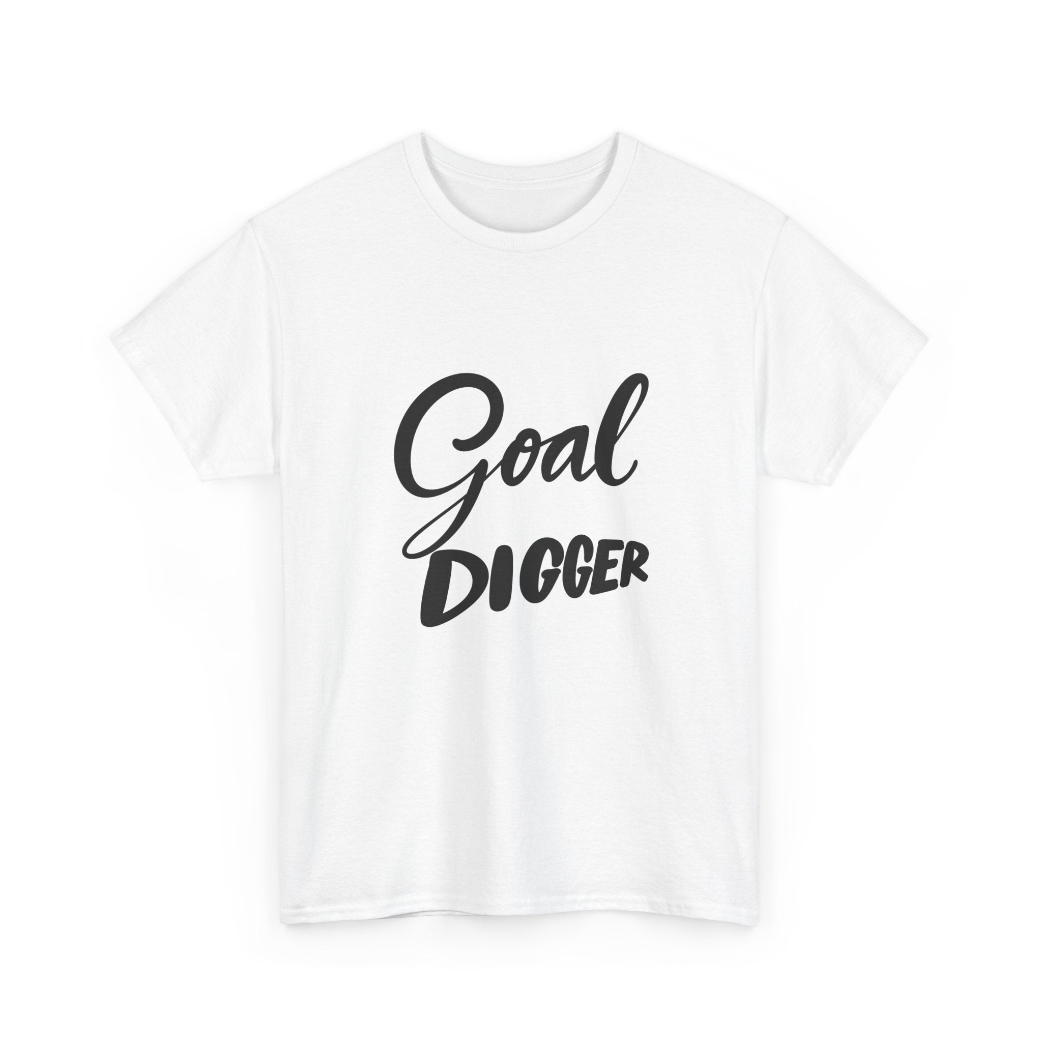 Motivational Unisex Heavy Cotton Tee - "Goal Digger"