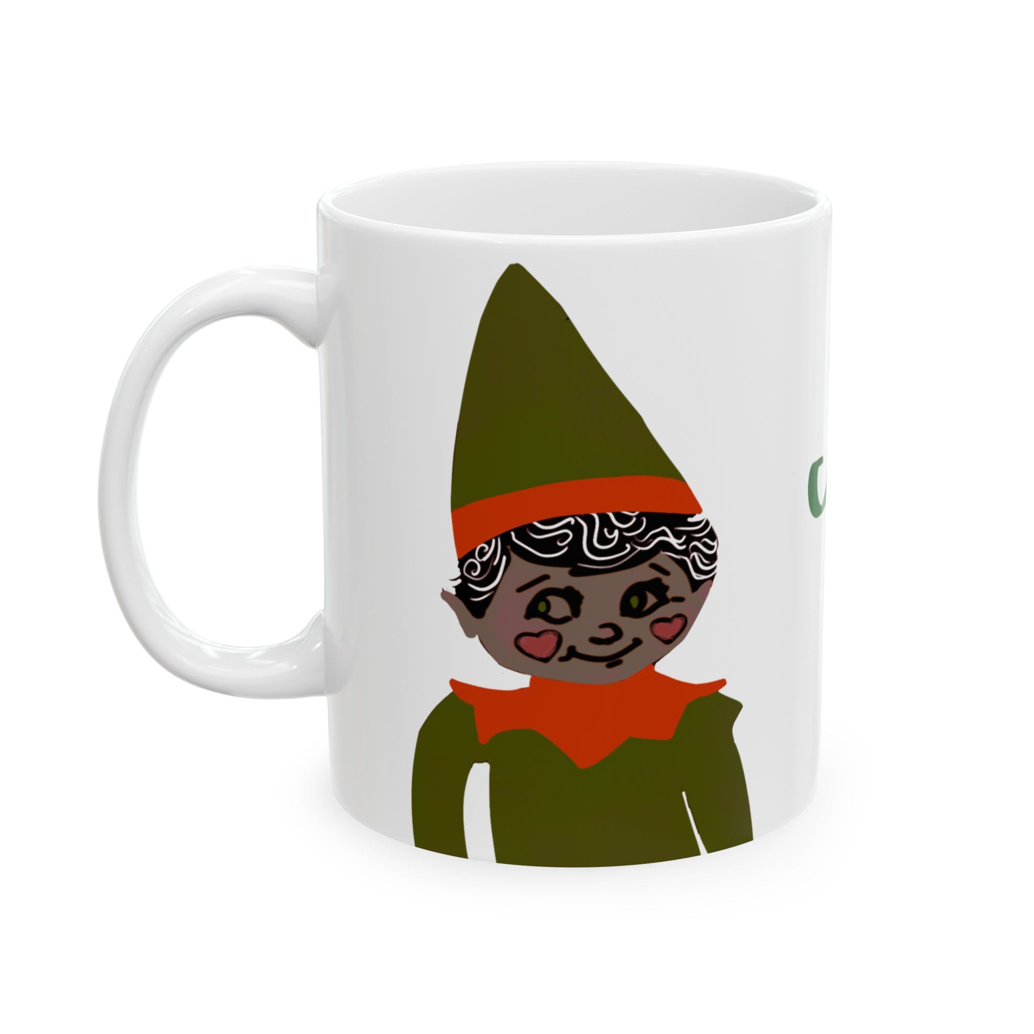 GO SHELF YOUR ELF Ceramic Mug, (11oz,)