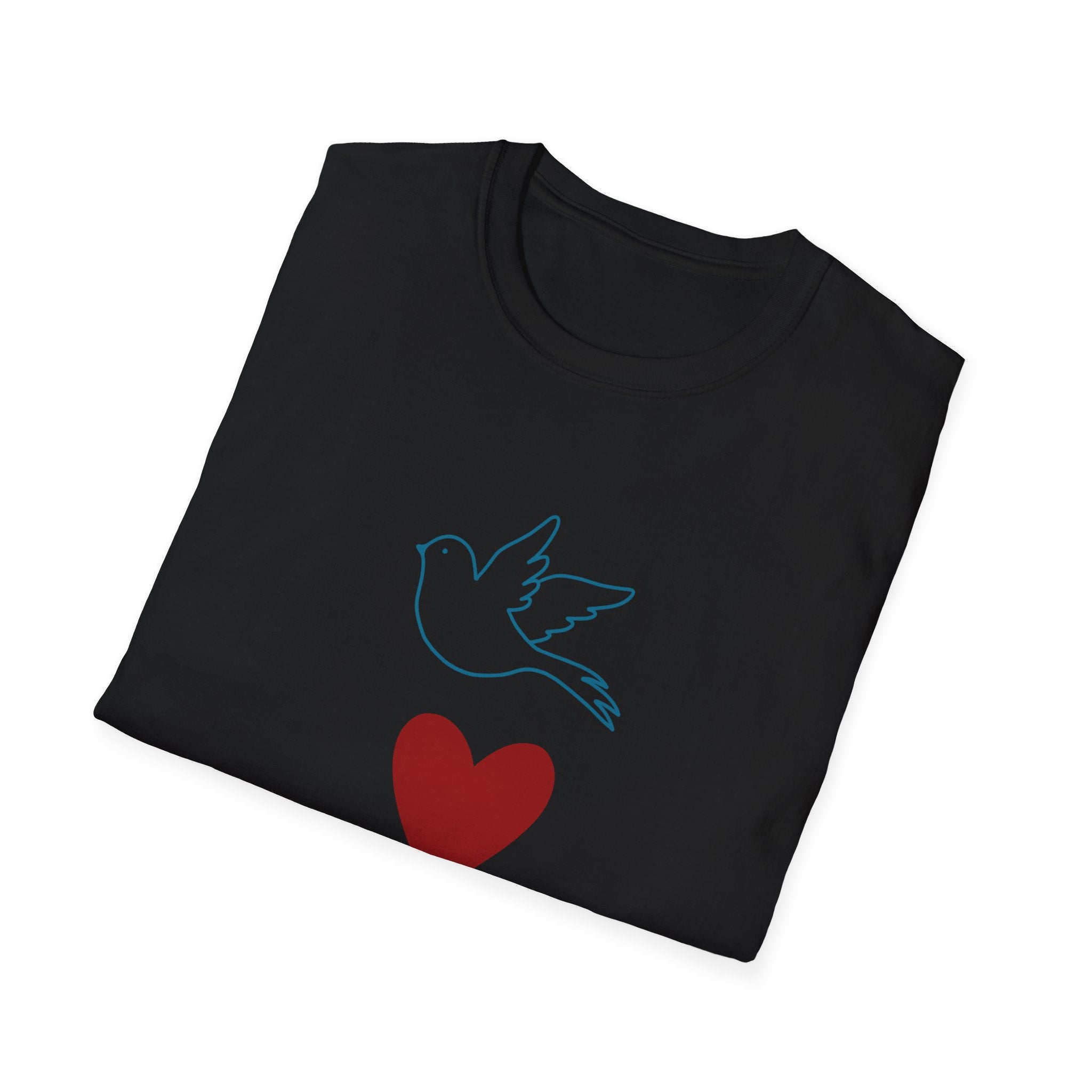 PEACE AND LOVE Unisex Softstyle T-Shirt