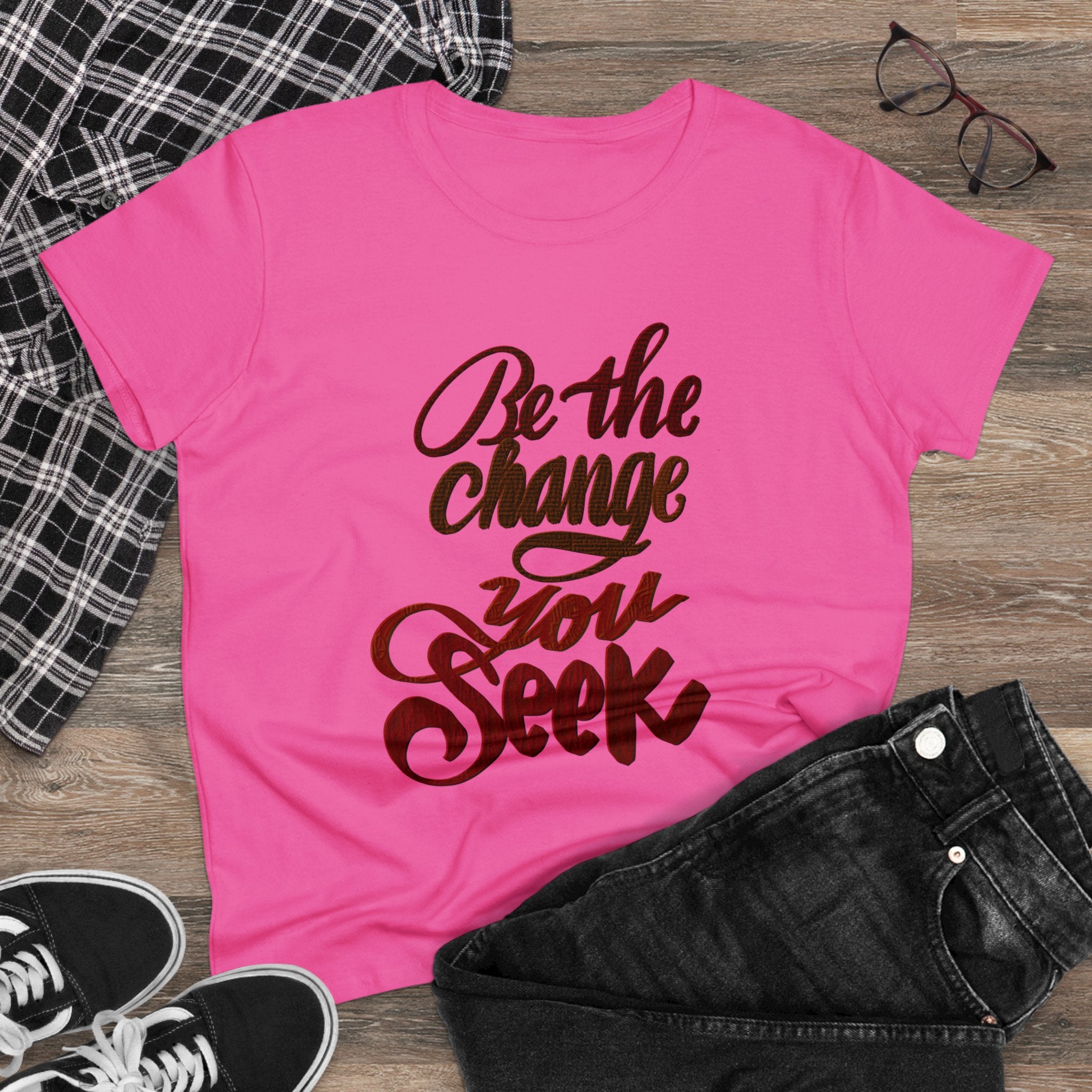 BE THE CHANGE Midweight Cotton Tee