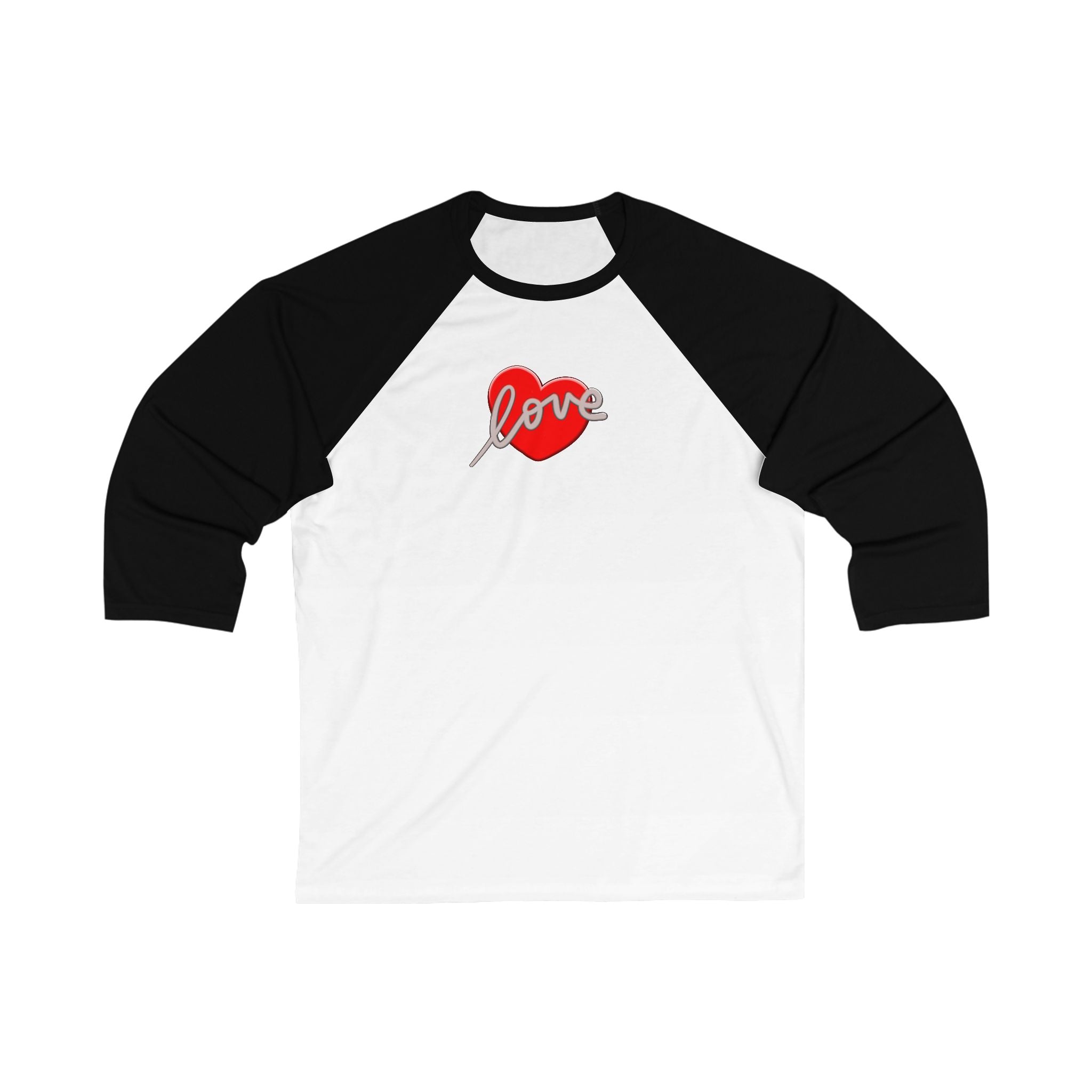 LOVE 3\4 Sleeve Baseball Tee