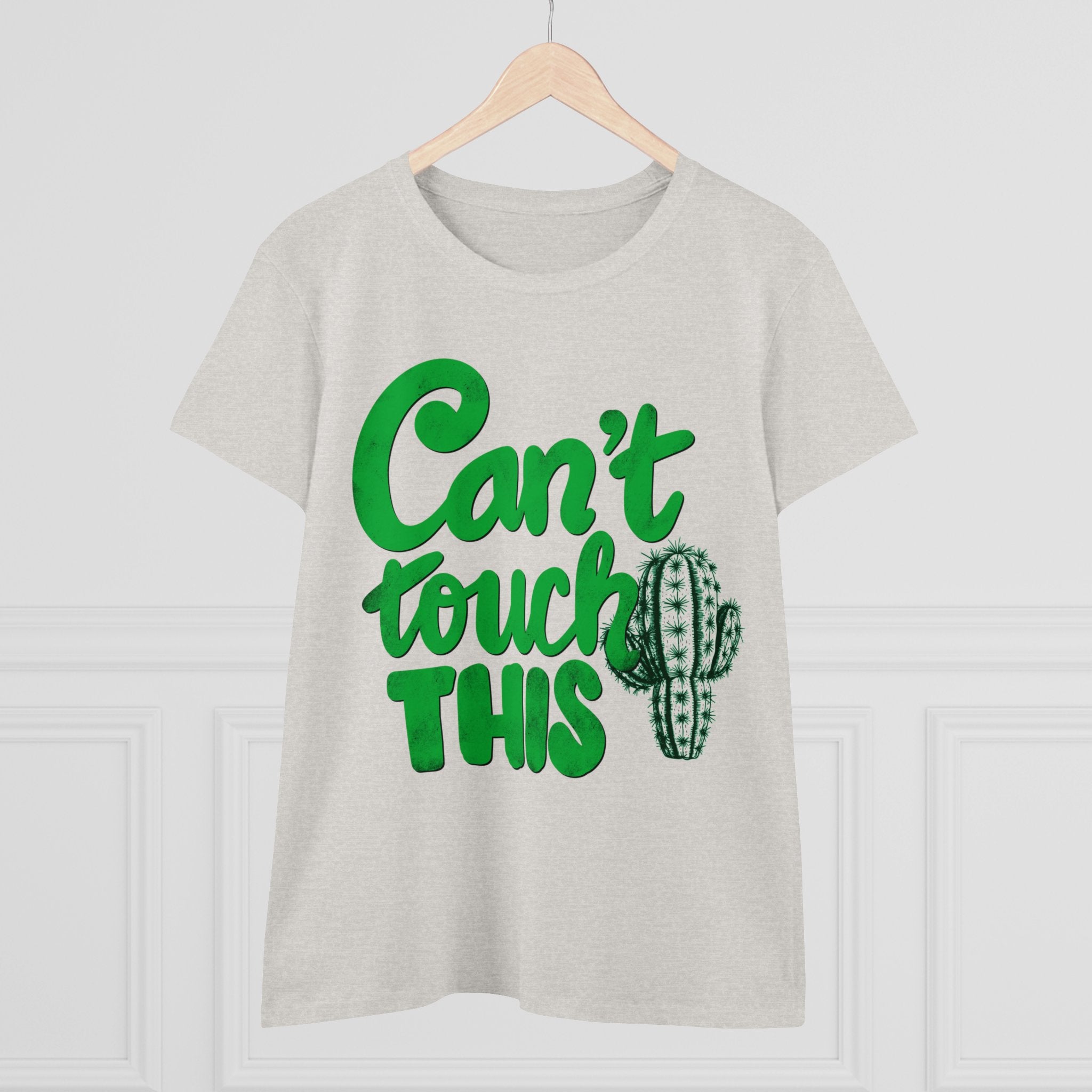 CAN’T TOUCH THIS PUNNY Women's Midweight Cotton Tee