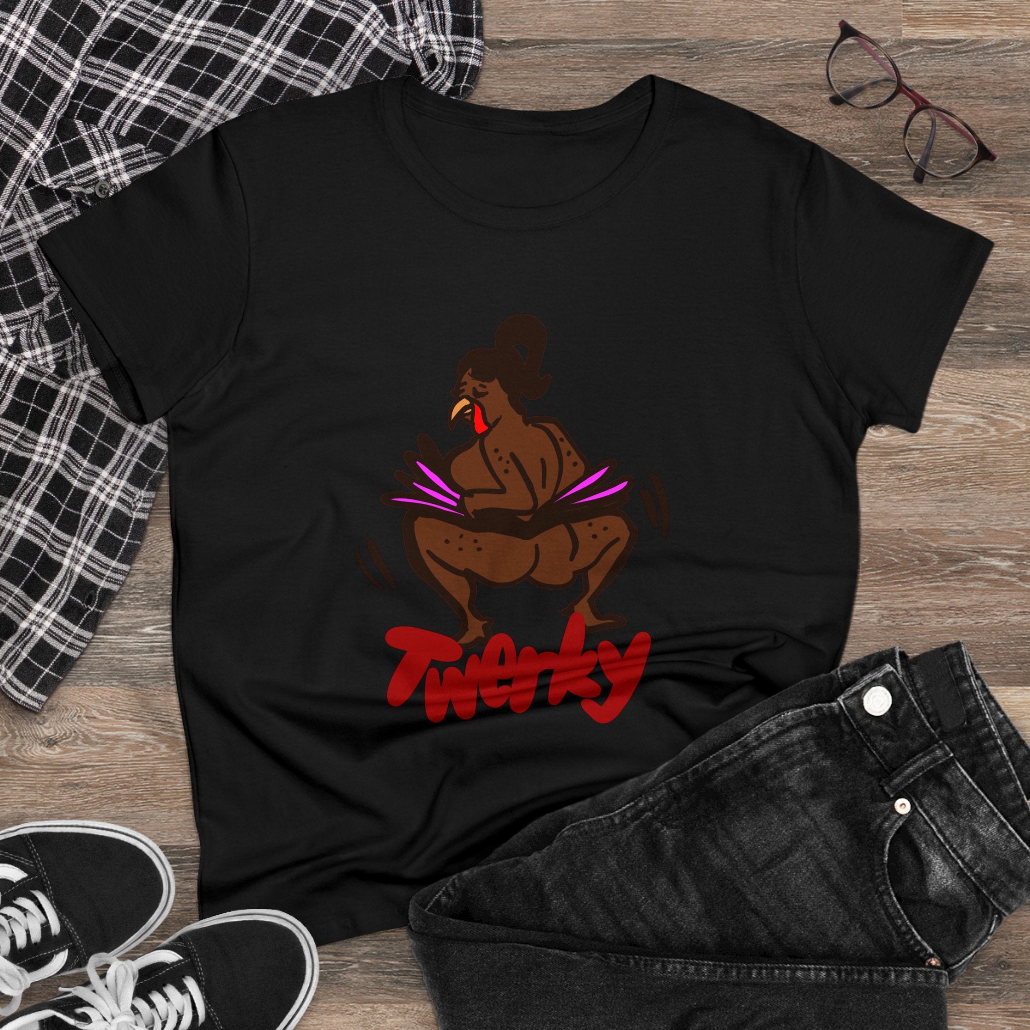 TWERKY FUNNY Cotton Tee