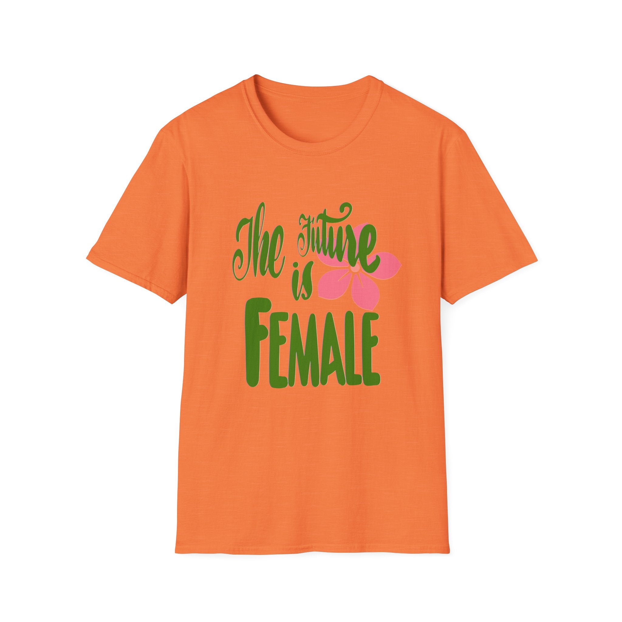 The Future is Female Unisex Softstyle T-Shirt - Empowering Feminist Tee