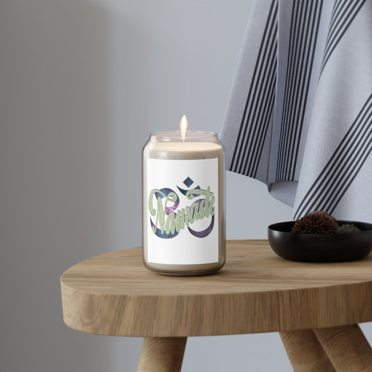 Namaste Scented Soy Candle 13.75oz — Festive Floral Fragrance