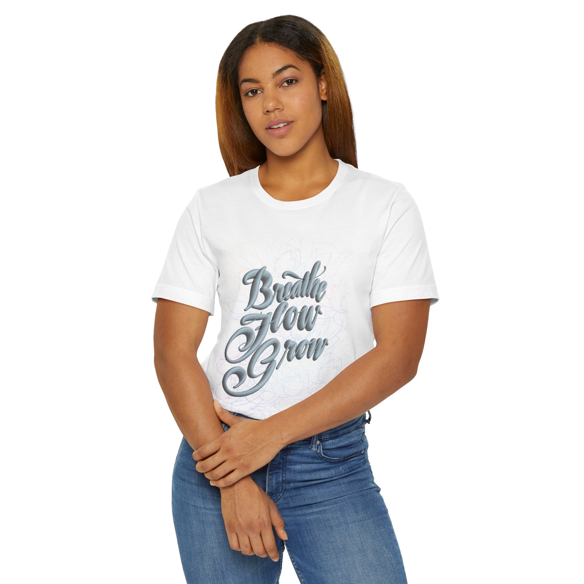 BREATHE FLOW GROW Unisex Jersey T-Shirt