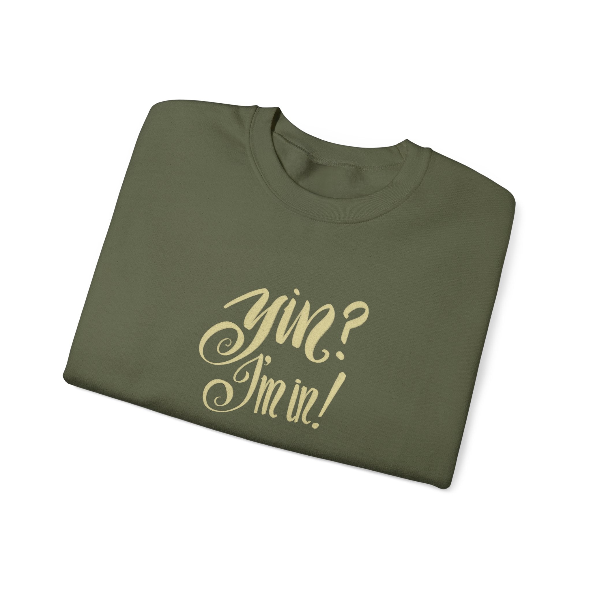 YIN? I’M IN! Heavy Blend™ Crewneck Sweatshirt l