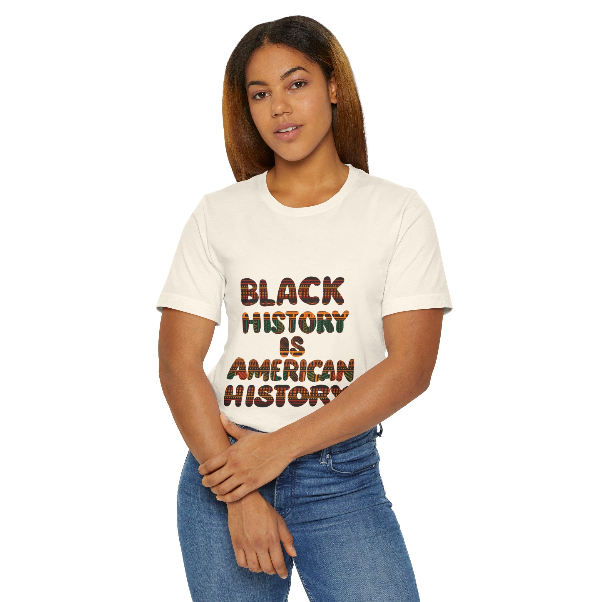 BLACK HISTORY IS AMERICAN HISTORY Unisex Jersey T-Shirt