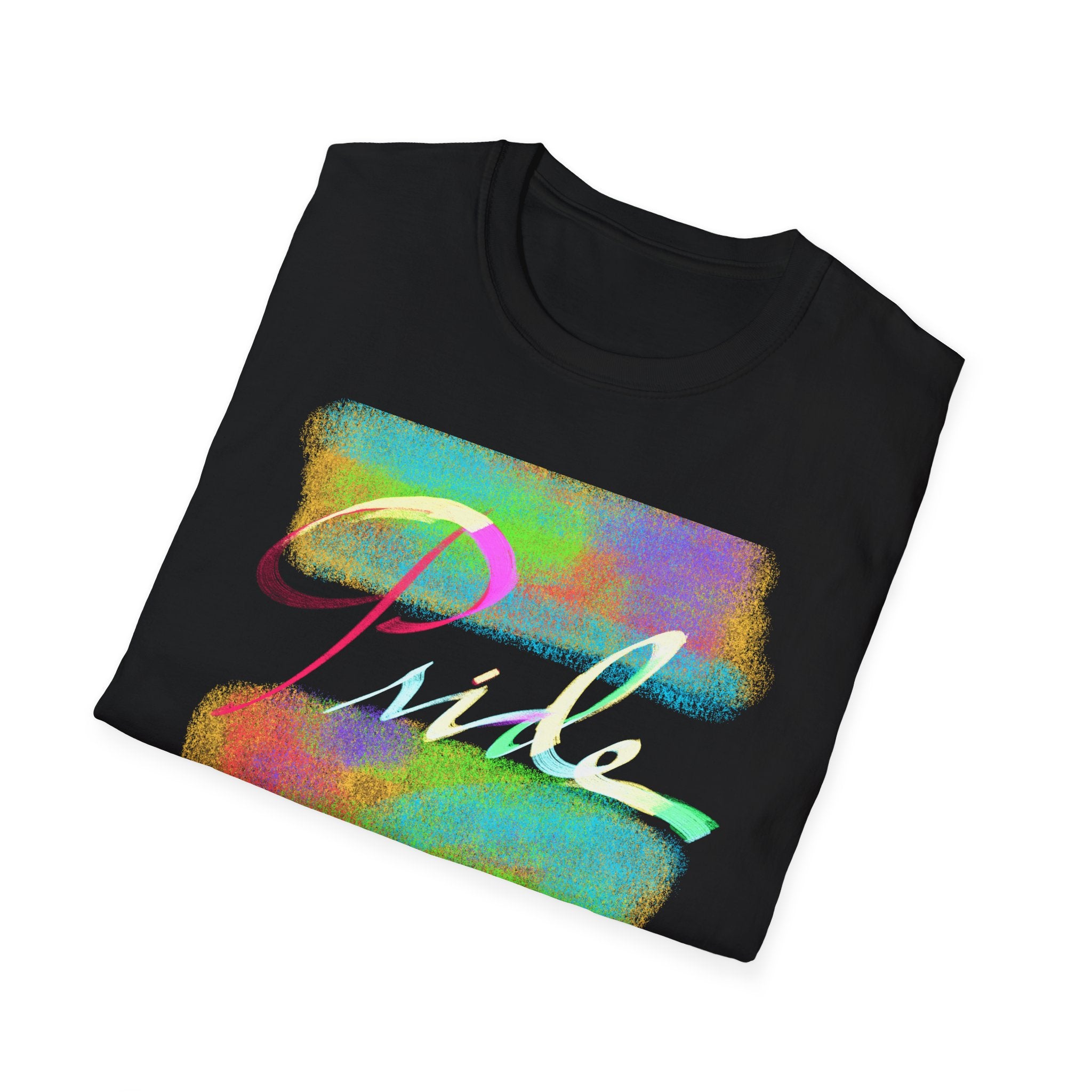 PRIDE_PAINTERLY Unisex Softstyle T-Shirt