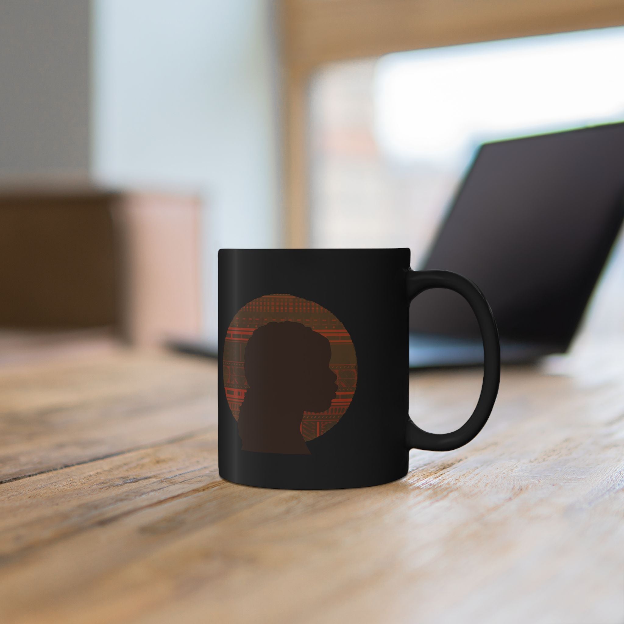 Africana Mug — Profile Black Coffee Cup