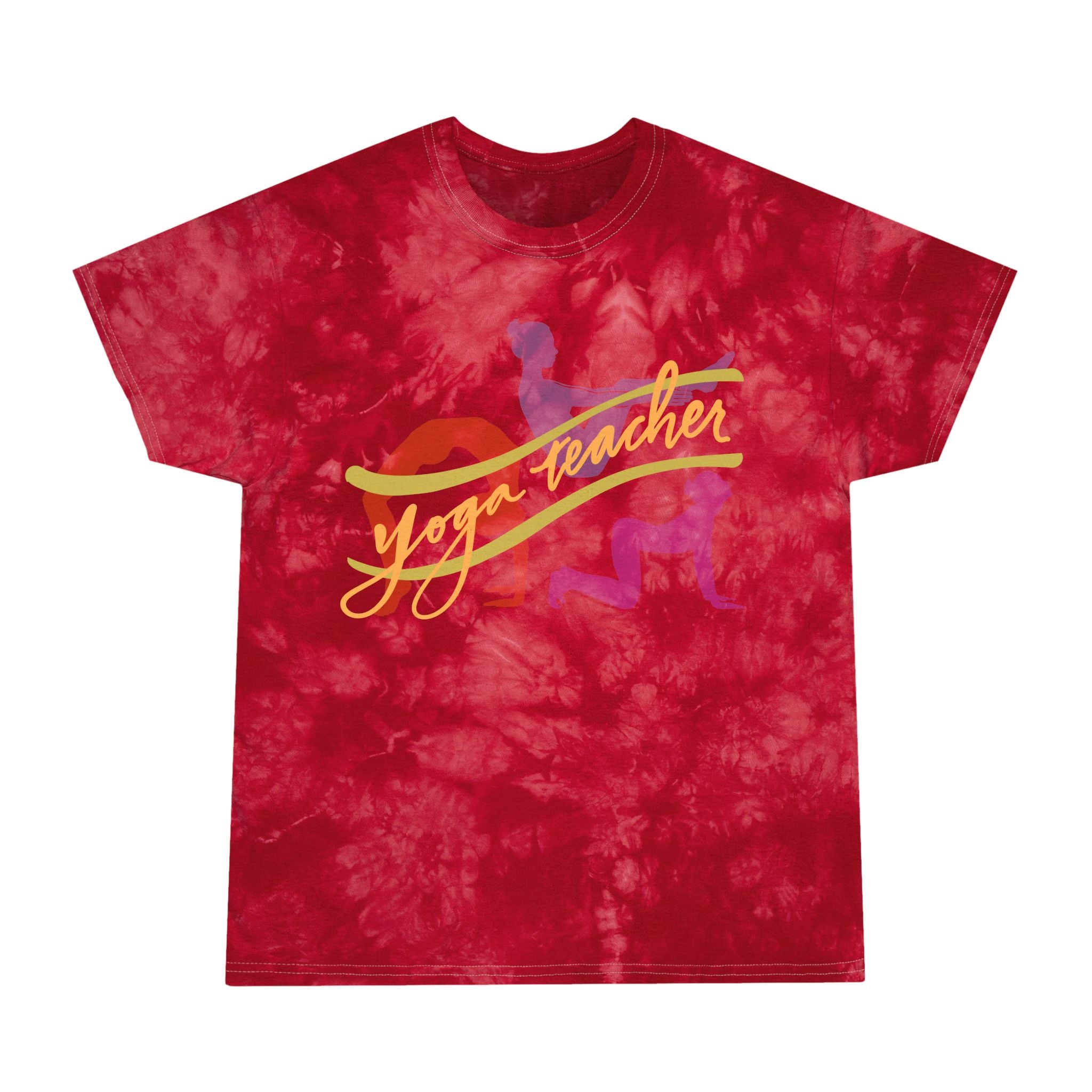 Tie-Dye Yoga Teacher Tee - Relaxed Fit Shirt for Mindful Living