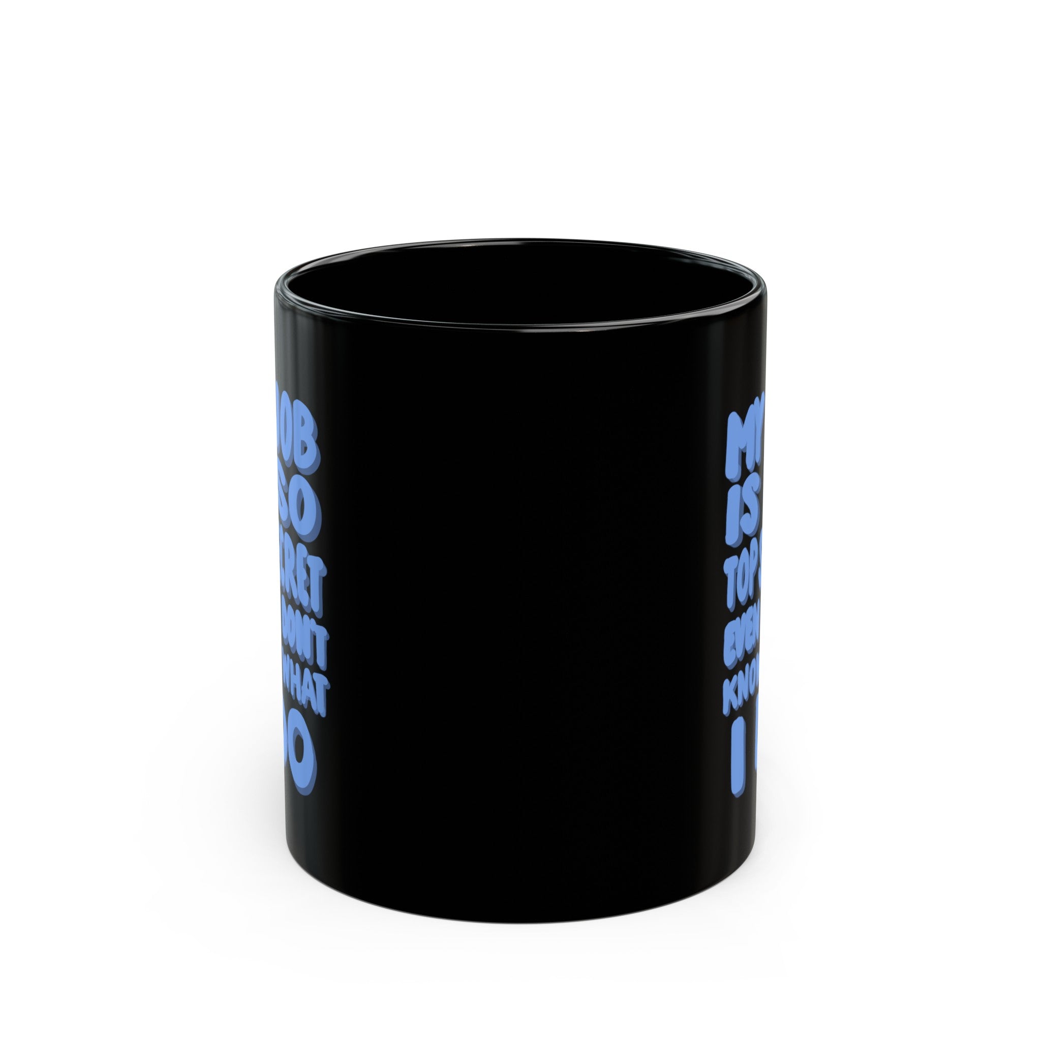 TOP SECRET JOB 1 Black Mug (11oz, 15oz)