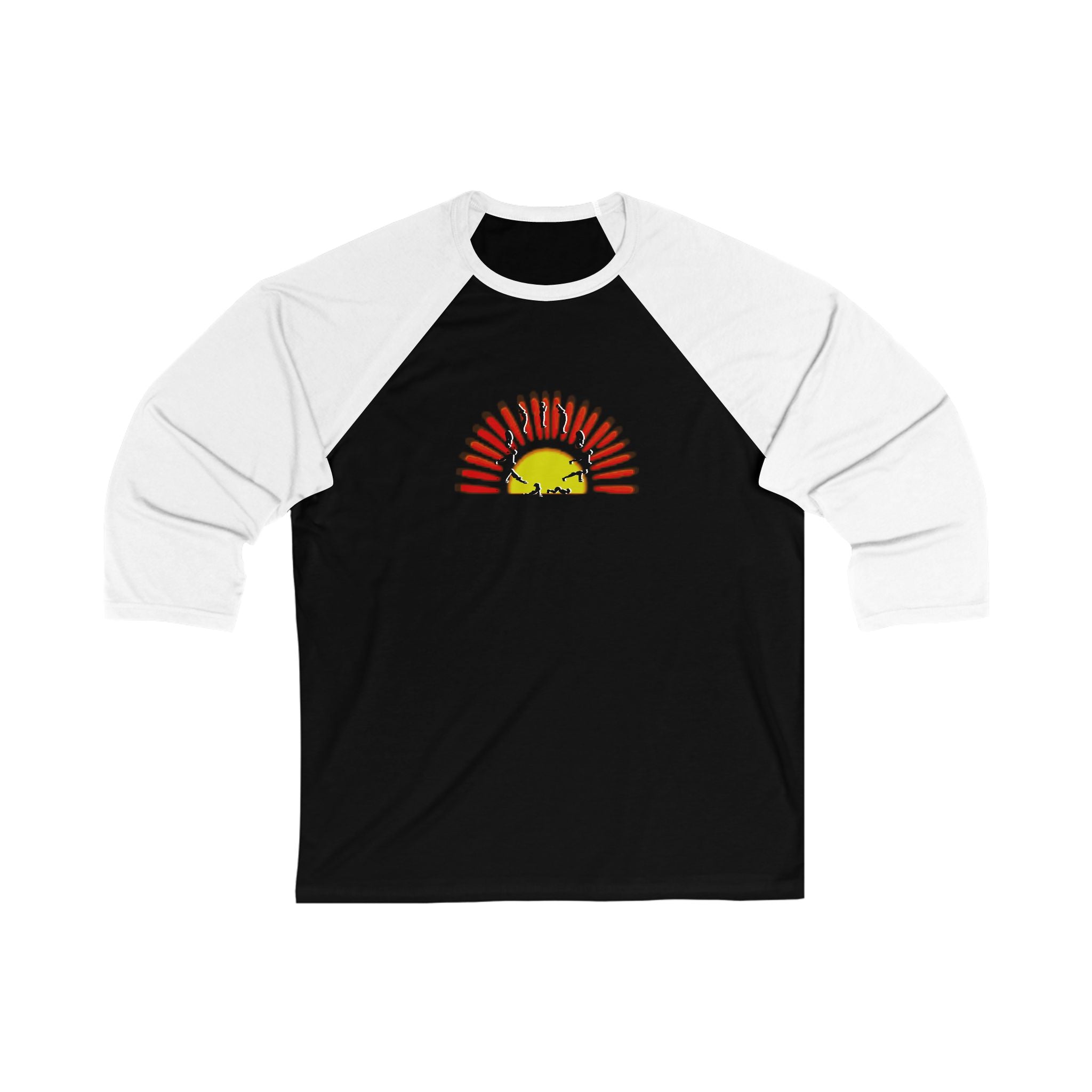 SUN SALUTATION 3\4 Sleeve Baseball Tee