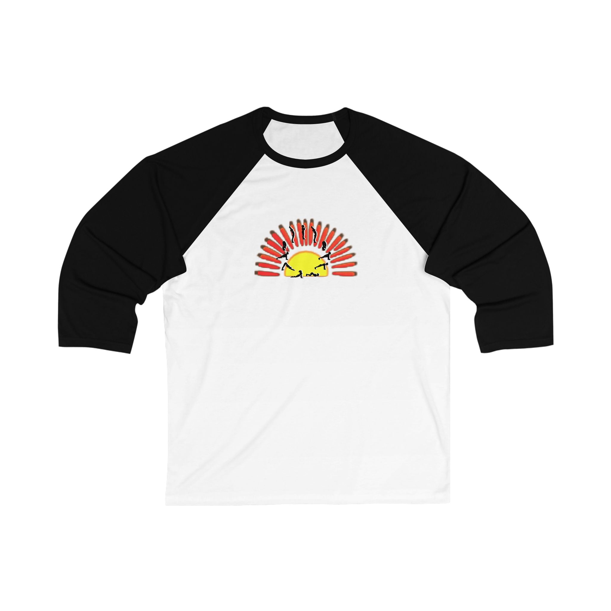 SUN SALUTATION 3\4 Sleeve Baseball Tee