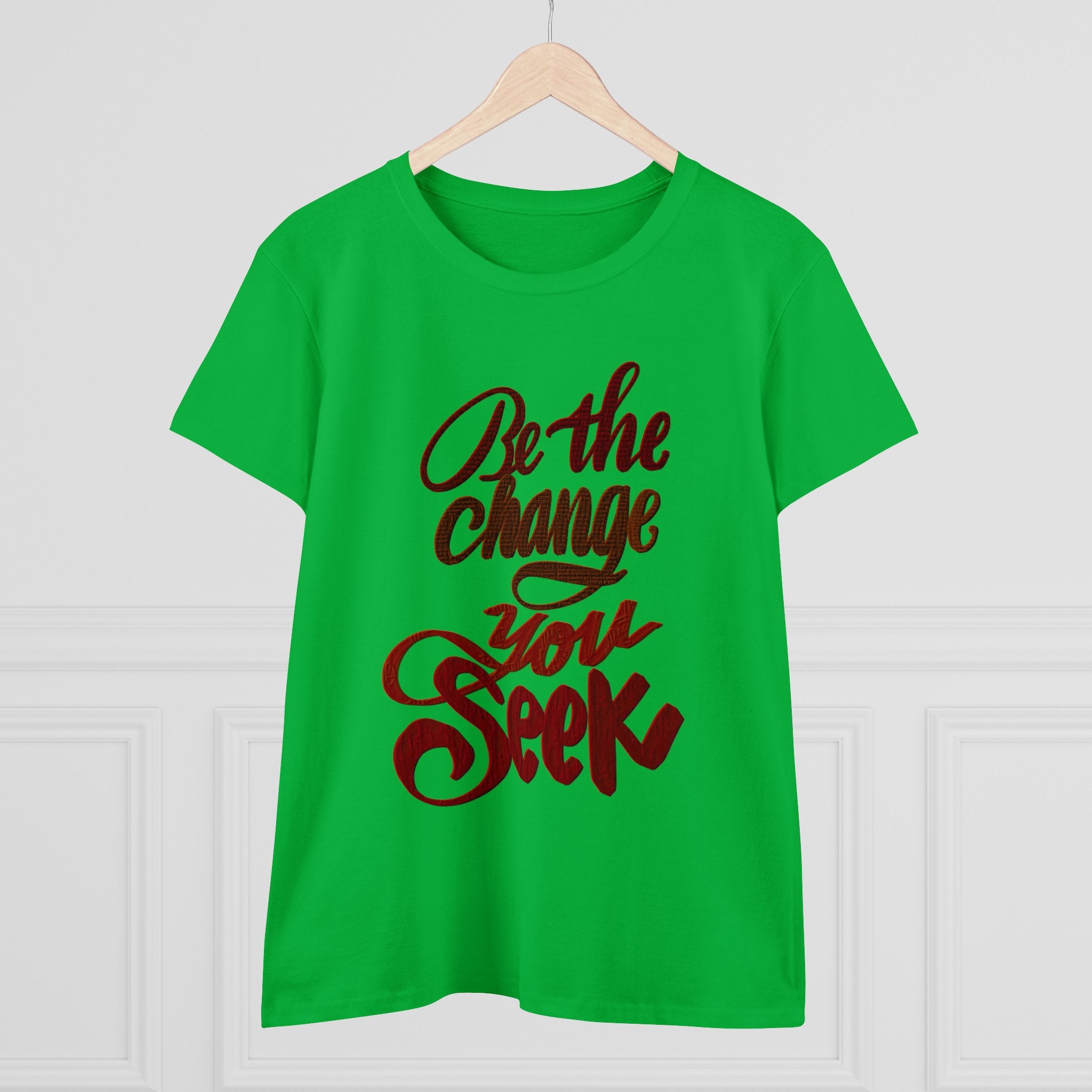 BE THE CHANGE Midweight Cotton Tee