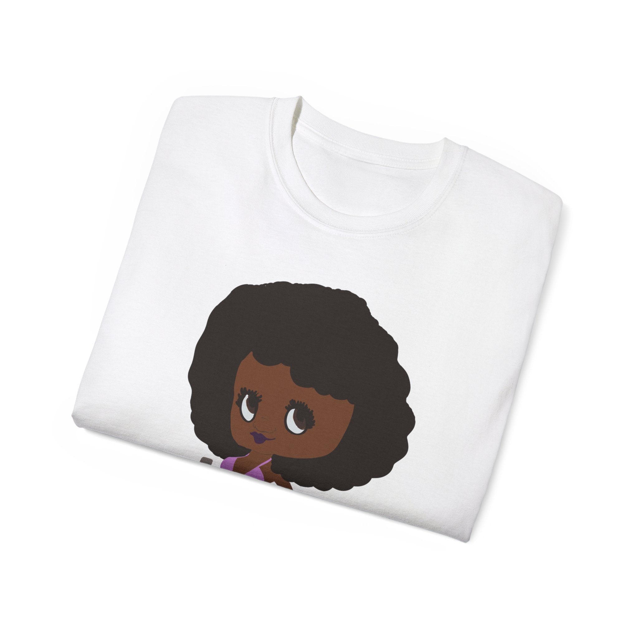 BETTINA WITH CELL PHONE Unisex Ultra Cotton Tee