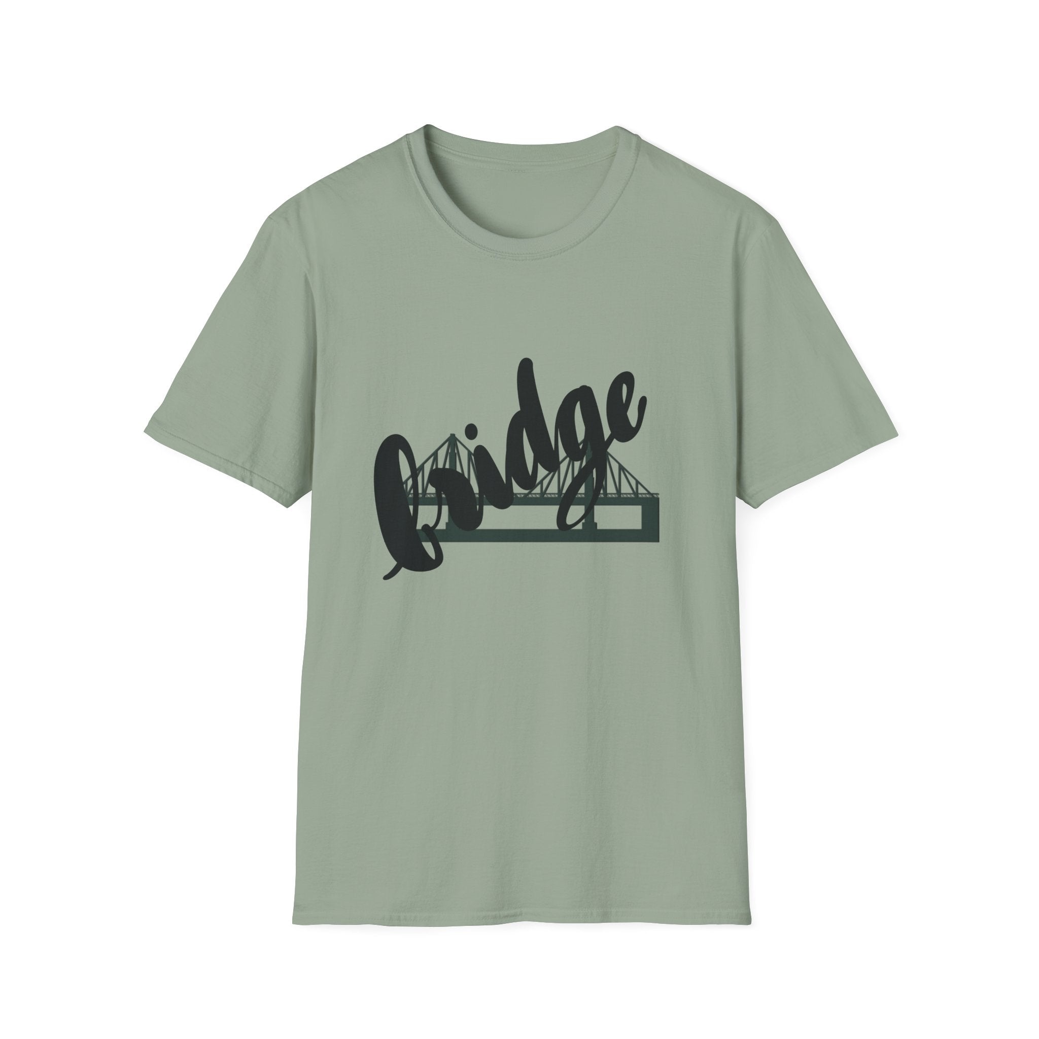 Trendy Bridge Graphic Unisex Softstyle T-Shirt - Casual Streetwear